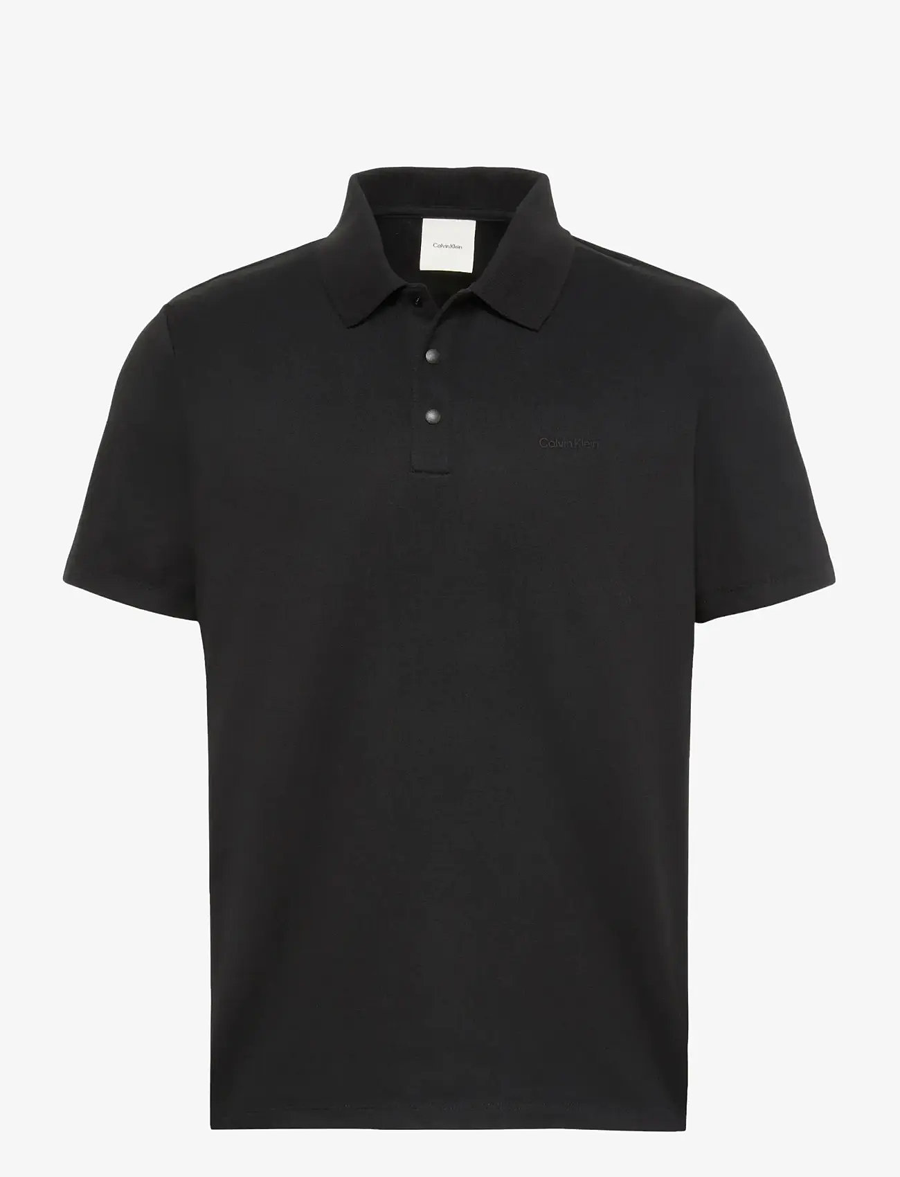 Calvin Klein - SS TECH INTERLOCK POLO - kurzärmelig - black - 1