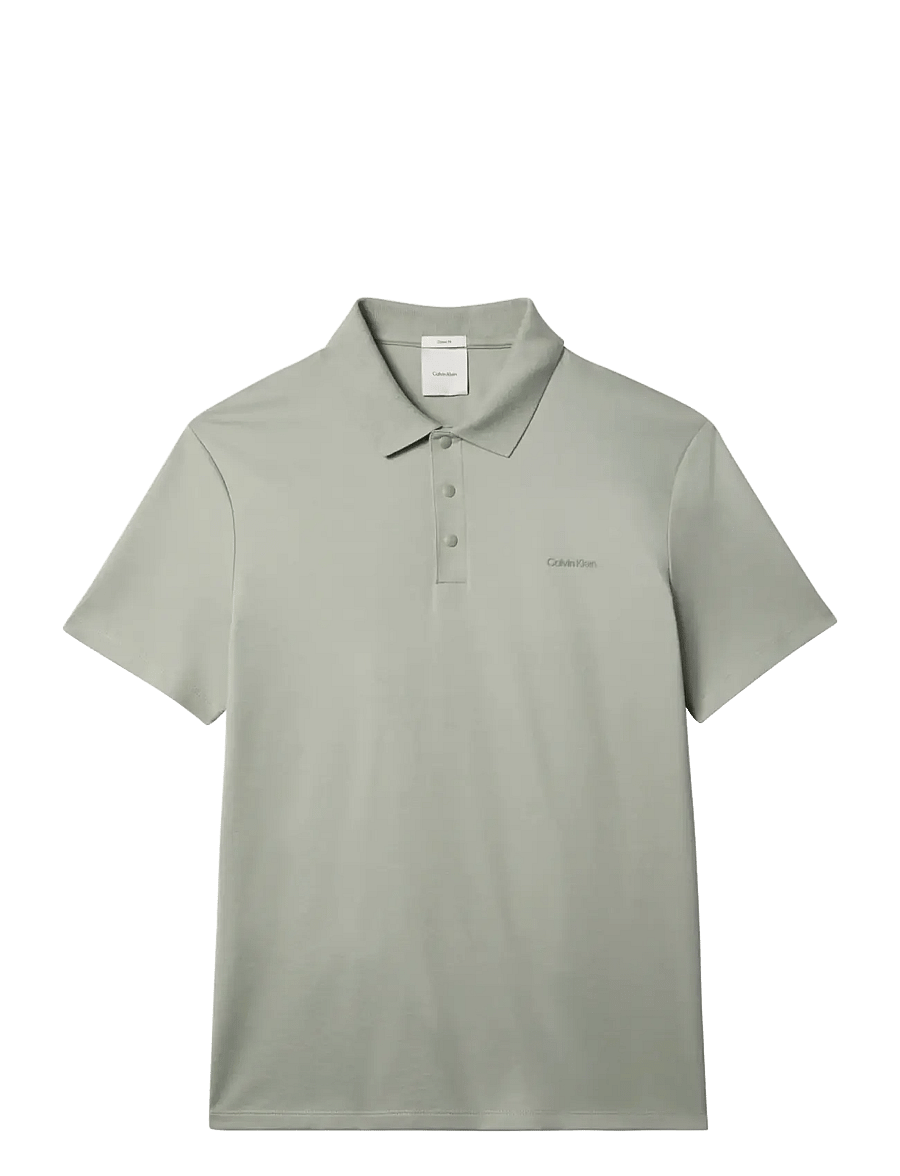Calvin Klein - SS TECH INTERLOCK POLO - kurzärmelig - shadow - 1