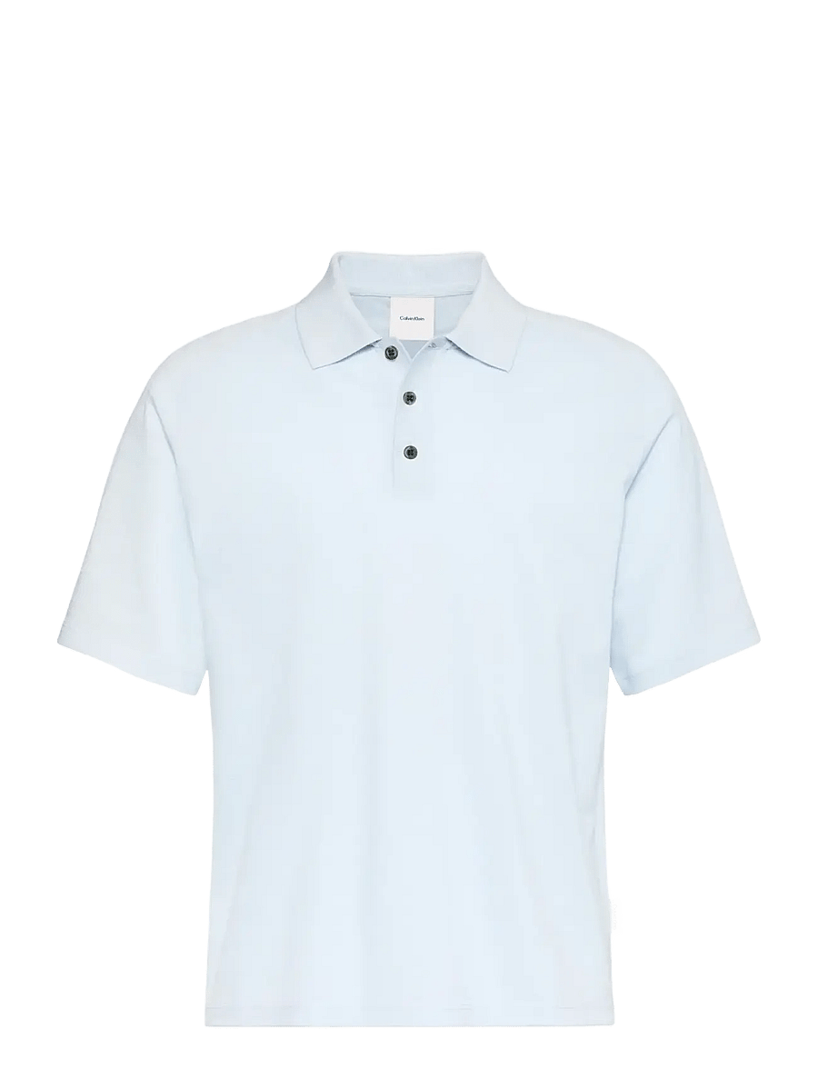 Calvin Klein - SS EASY BAR JACQUARD POLO - kurzärmelig - plein air - 1