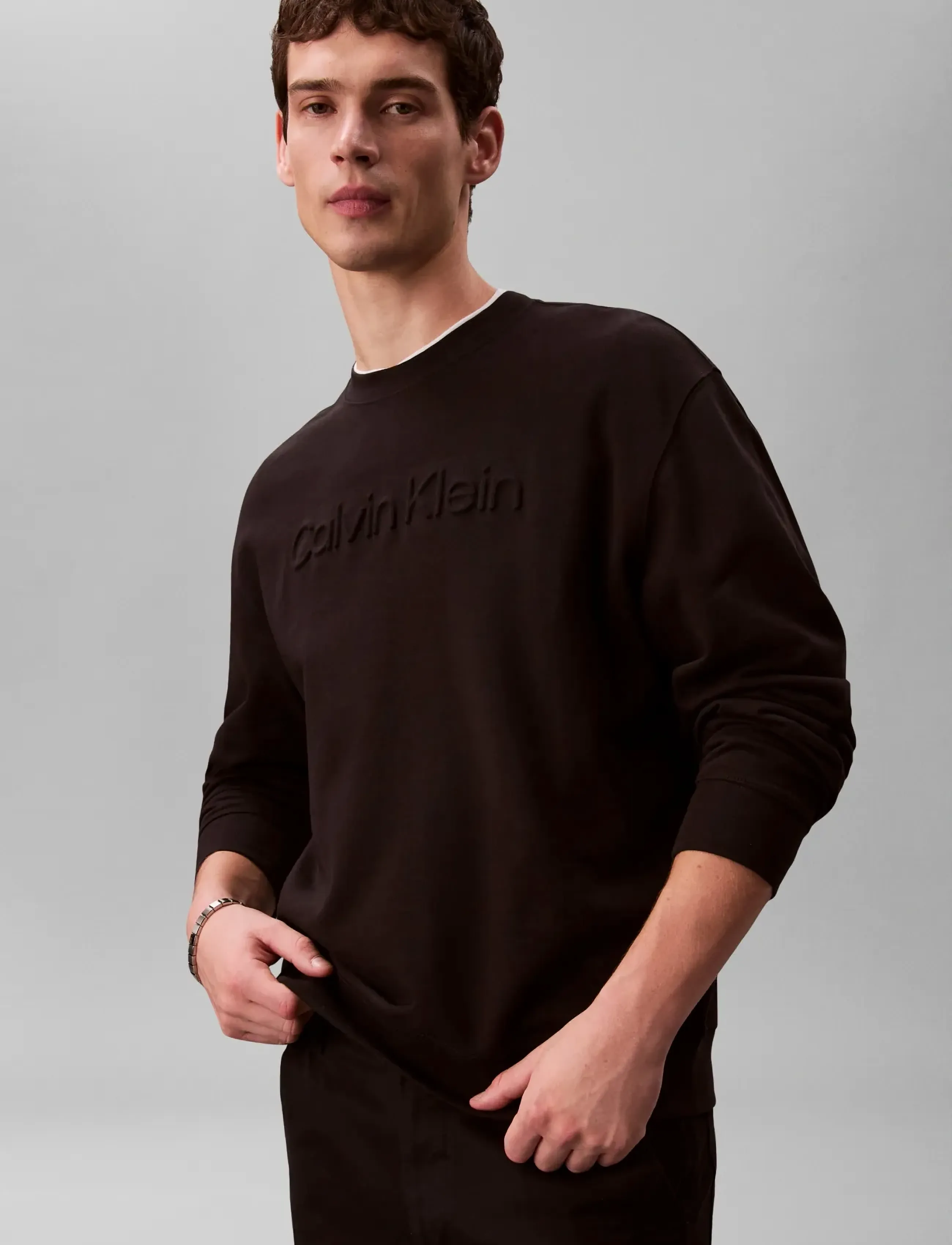 Calvin Klein Eu Sportswear Graphic Crewneck sweatshirts herr – bild 4