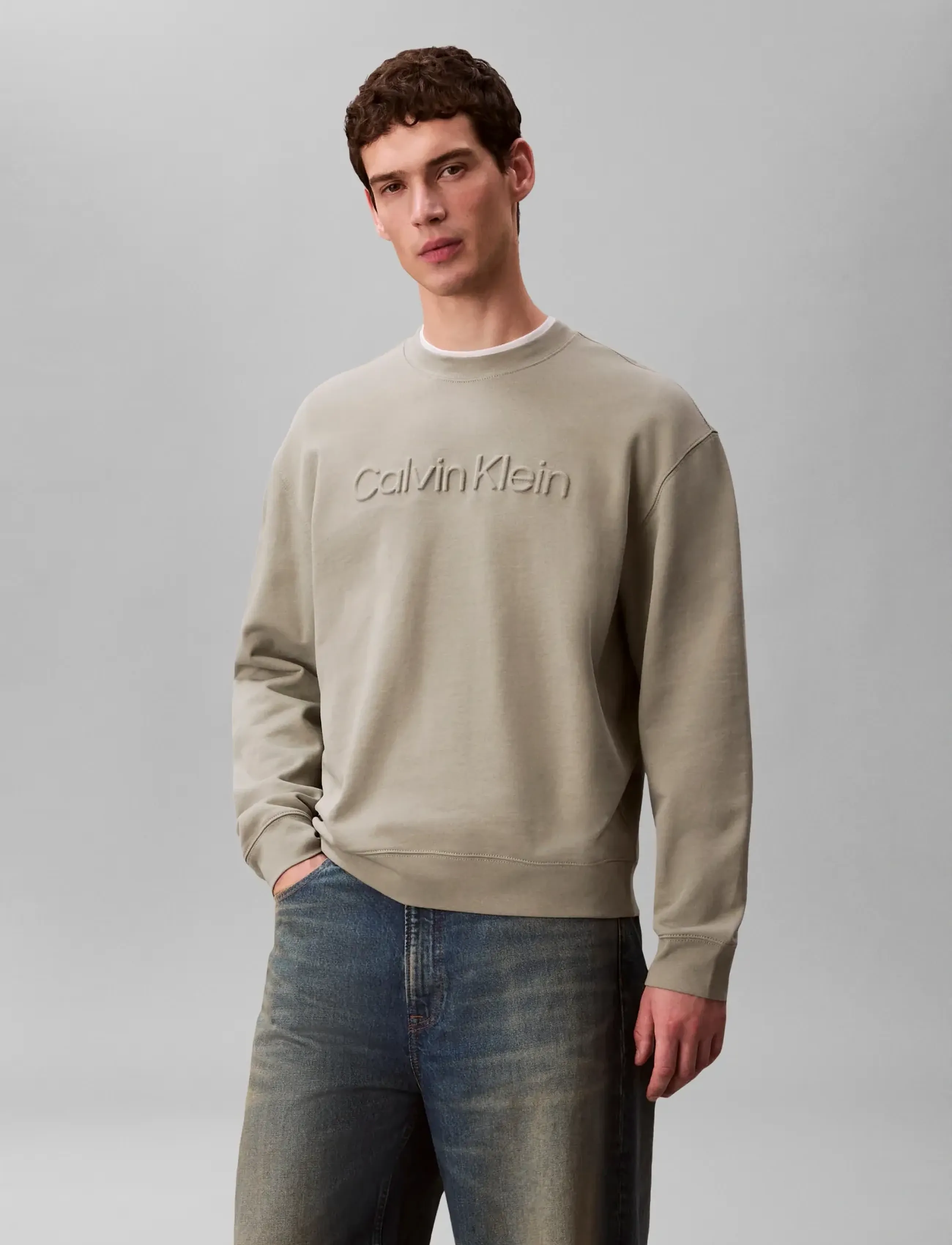 Calvin Klein - EU SPORTSWEAR GRAPHIC CREWNECK - shop efter anledning - shadow - 3