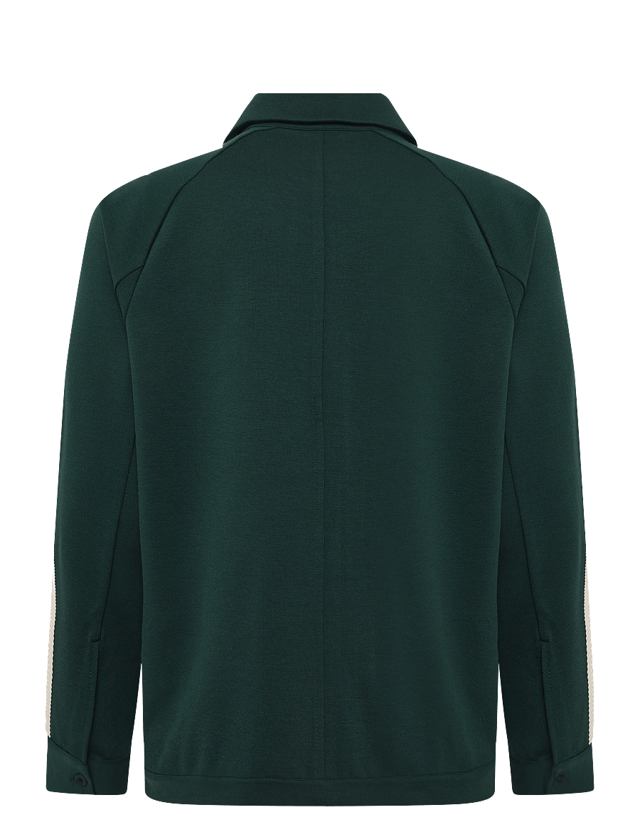 Calvin Klein - LS LUXE PONTE TRACK JACKET - dark teal - 2