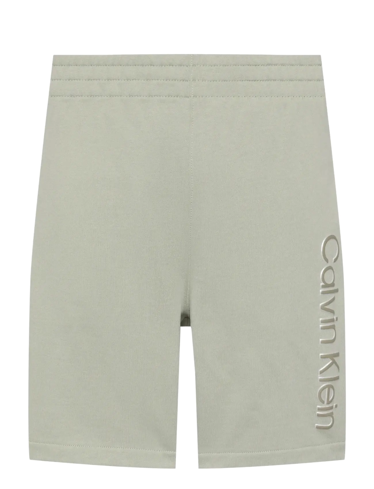 Calvin Klein EU 350TERRY GRAPHIC SHORT - Clothing - SHADOW / green