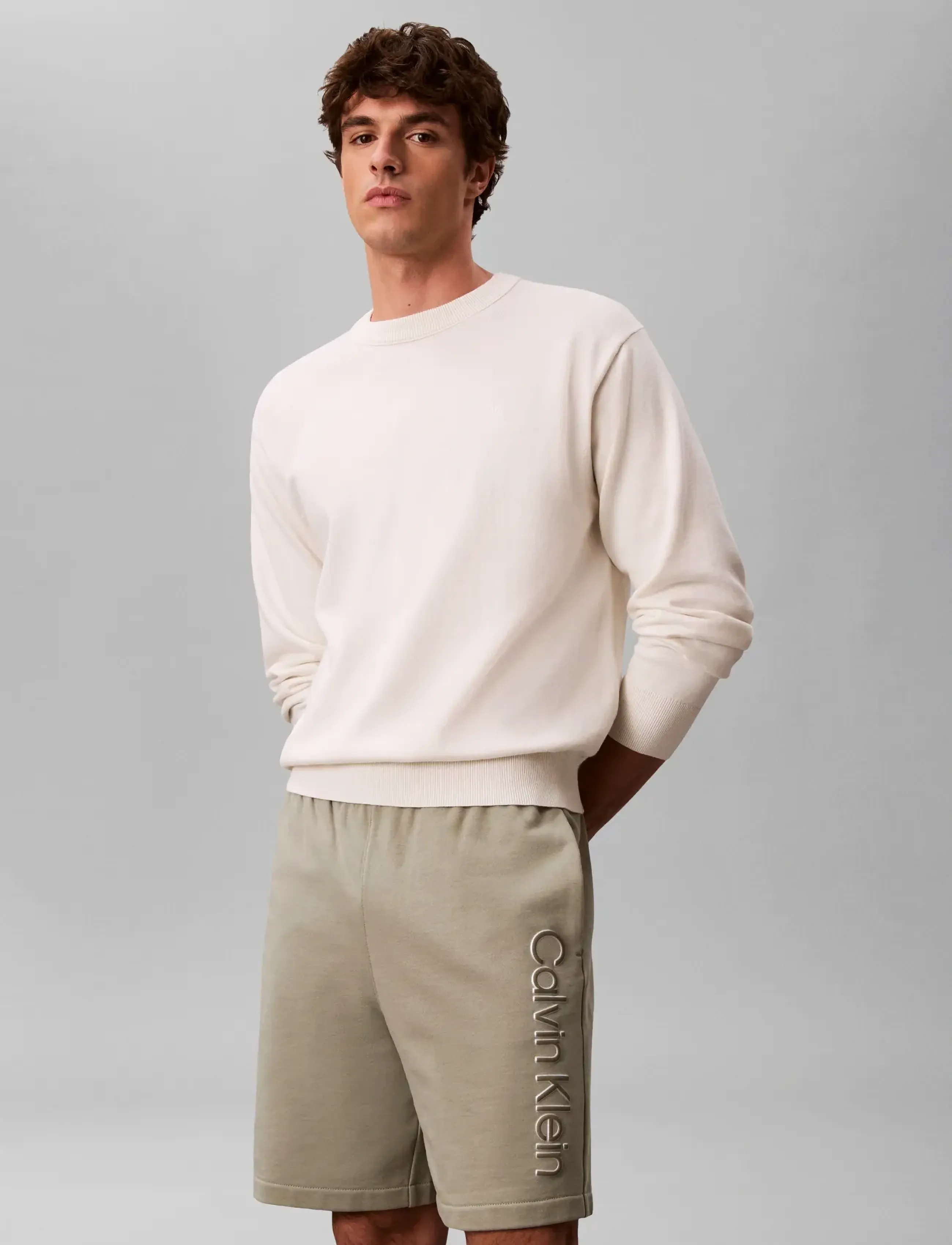 Calvin Klein - EU 350TERRY GRAPHIC SHORT - shadow - 3