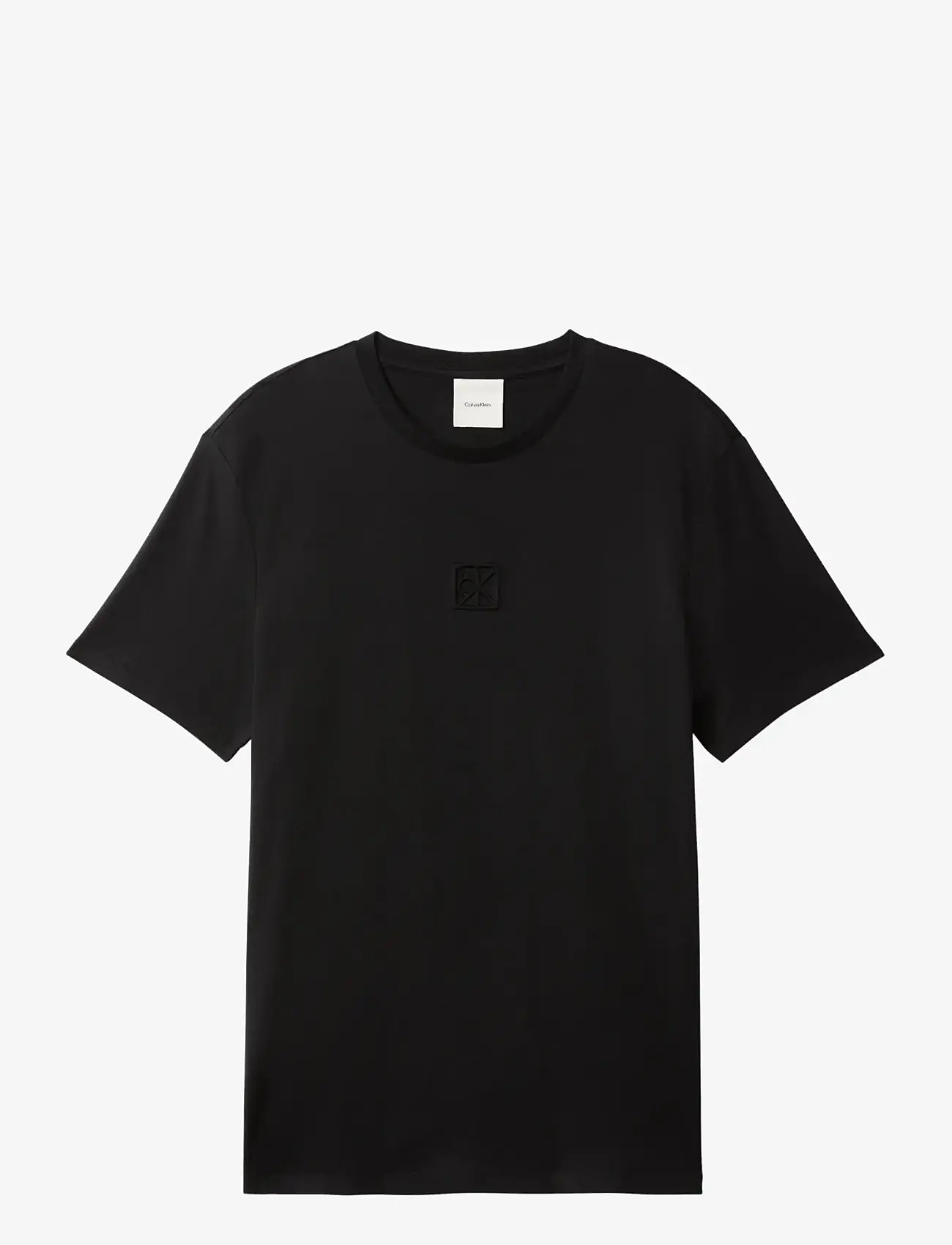 Calvin Klein - SS SUPIMA EMBLEM LOGO TEE - lühikeste varrukatega t-särgid - black - 1