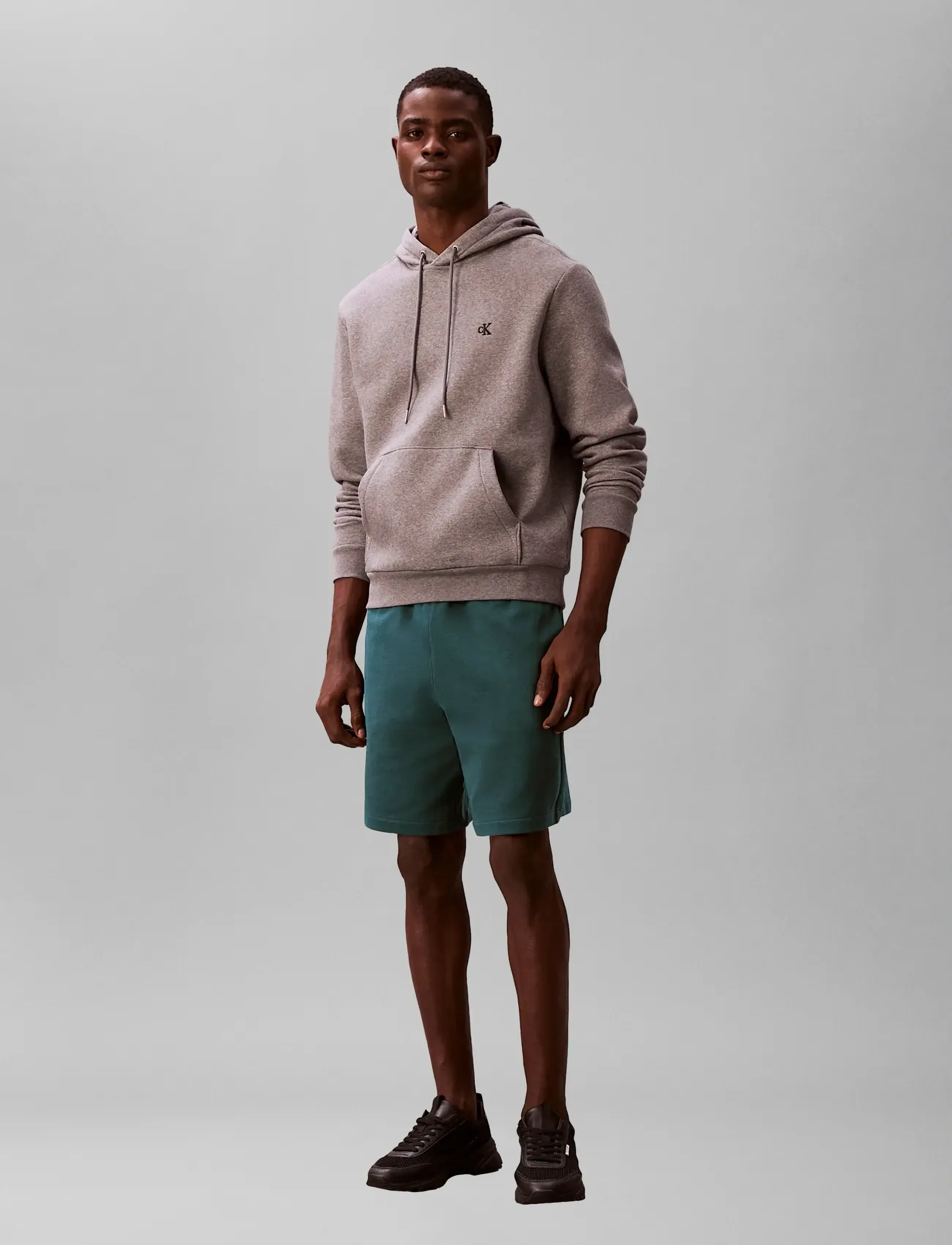 Calvin Klein Nano Standard Logo Short, XXL, Shorts, Marineblau - Sweat Männerswear