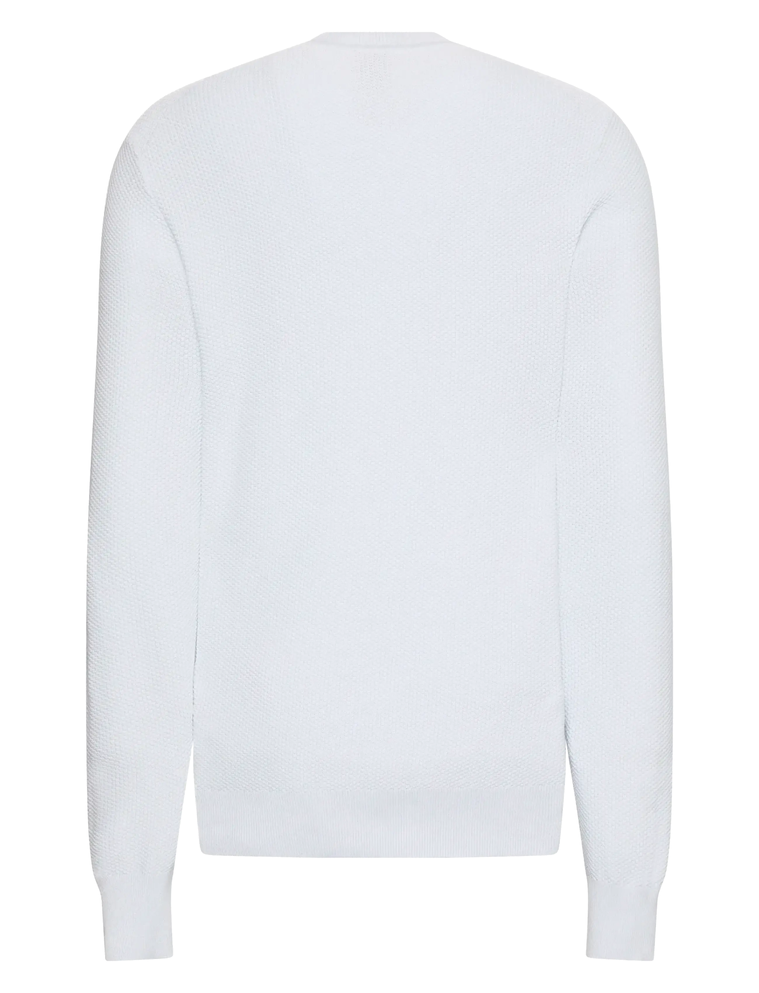 Calvin Klein - LS TEXTURED COTTON CREWNK SWEATE - Ümmarguse kaelusega kudumid - plein air - 1
