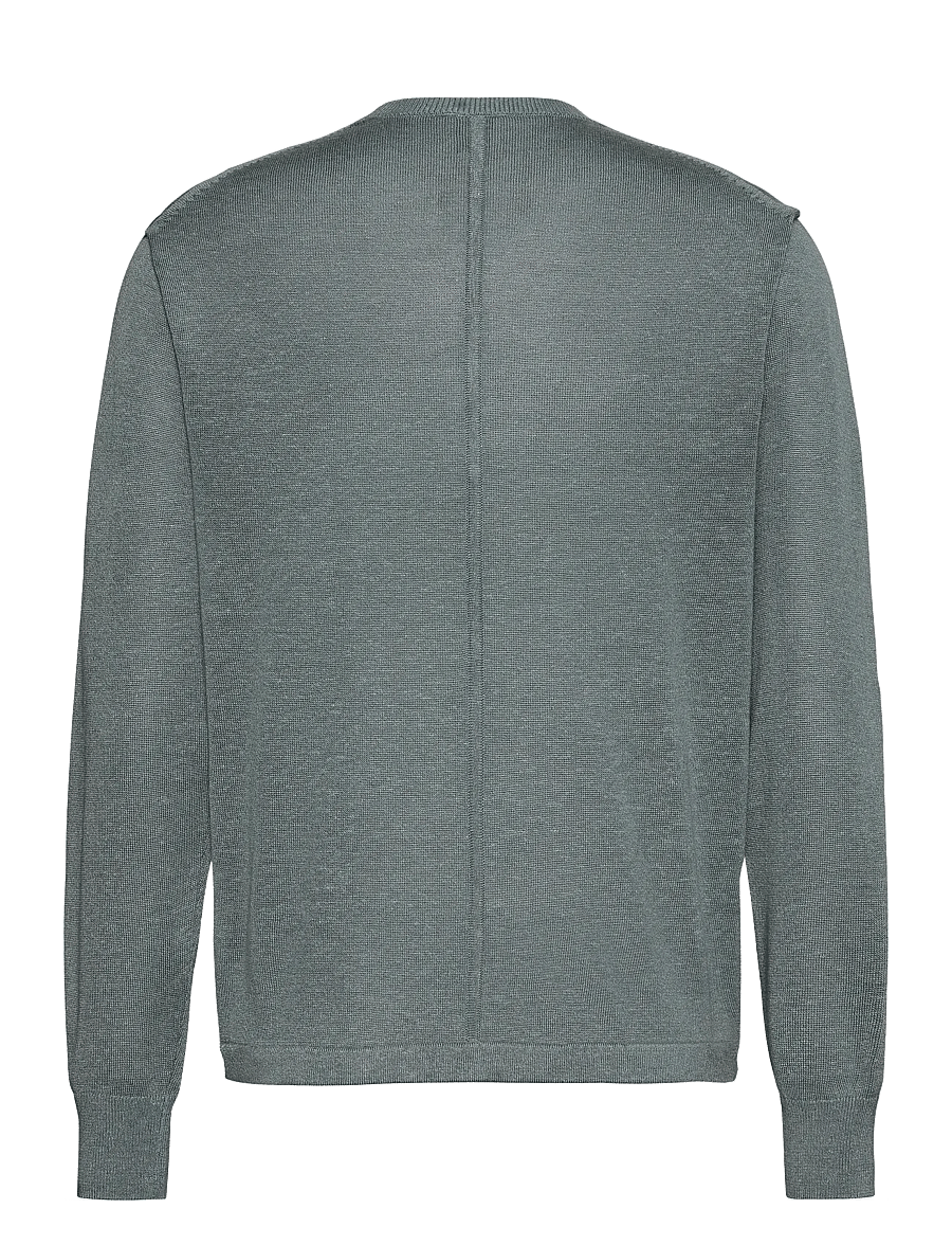 Calvin Klein - LS LINEN BLEND CREW SWTR 12GG - rund hals - frosted spruce - 2