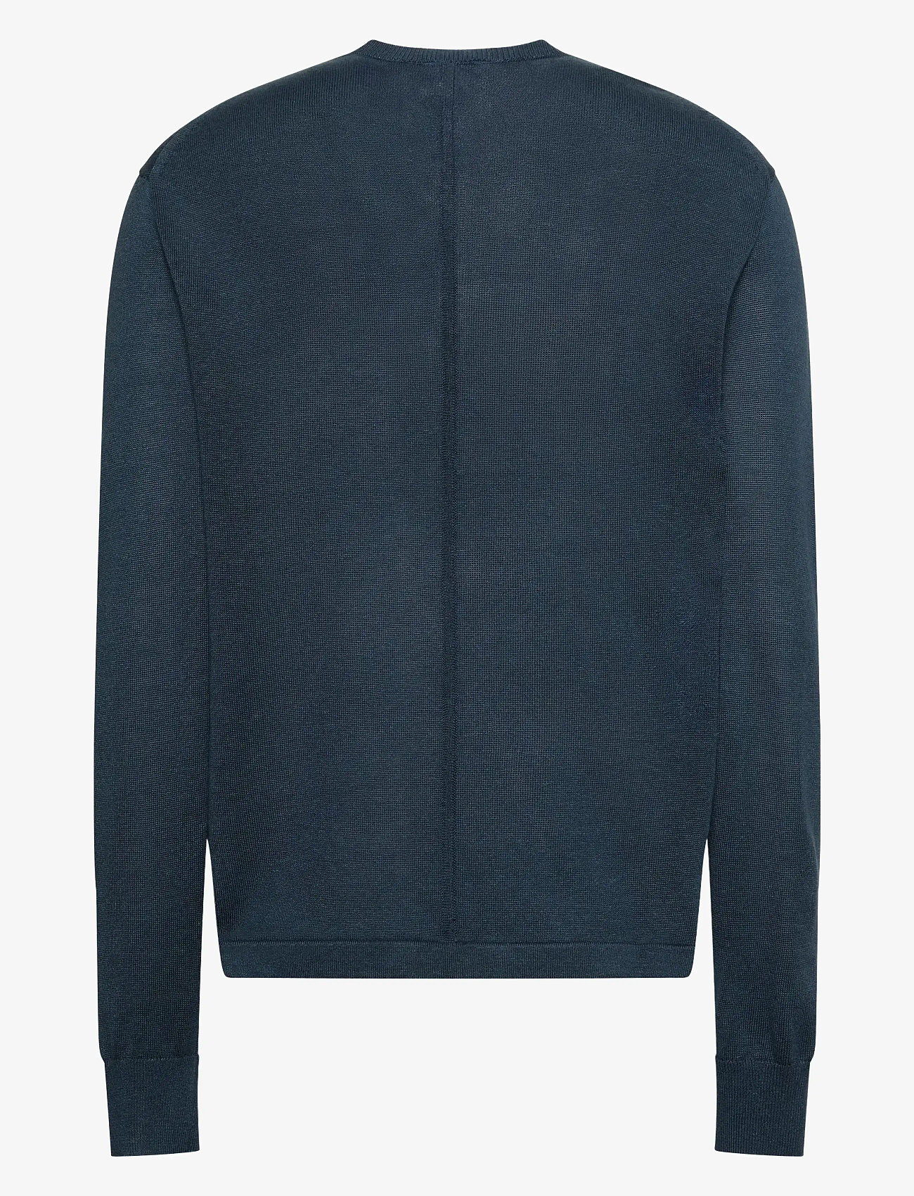 Calvin Klein - LS LINEN BLEND CREW SWTR 12GG - rund hals - navy stone - 2