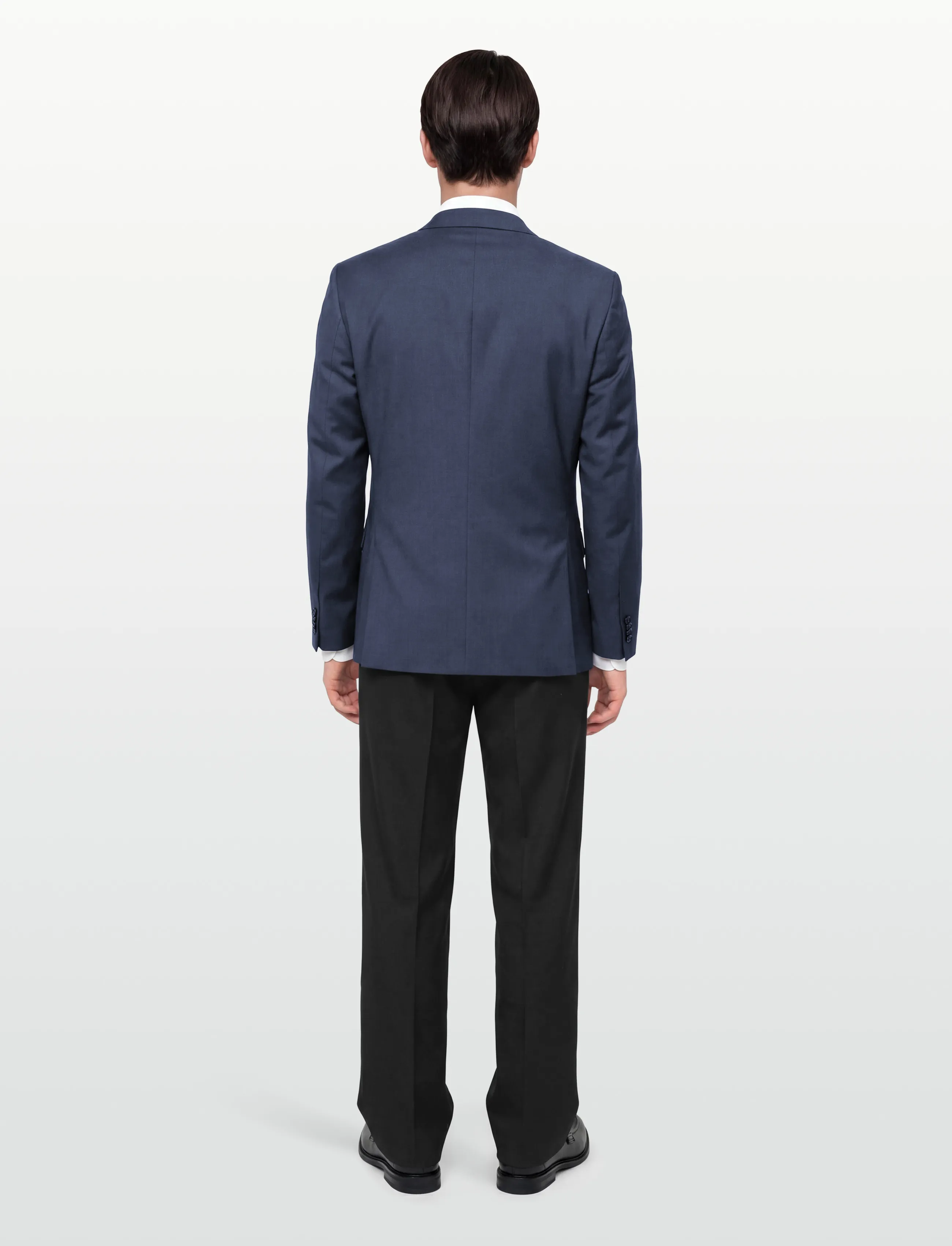 Calvin Klein - LS MICRO CHECK SLIM BLAZER - single breasted blazers - ink - 4