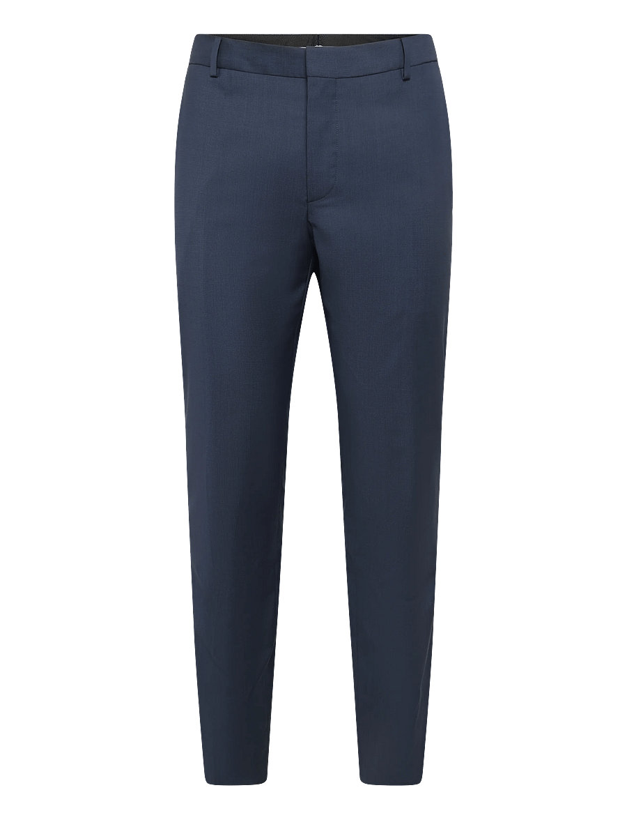 Calvin Klein - MICRO CHECK SLIM TROUSER - habitbukser - ink - 1