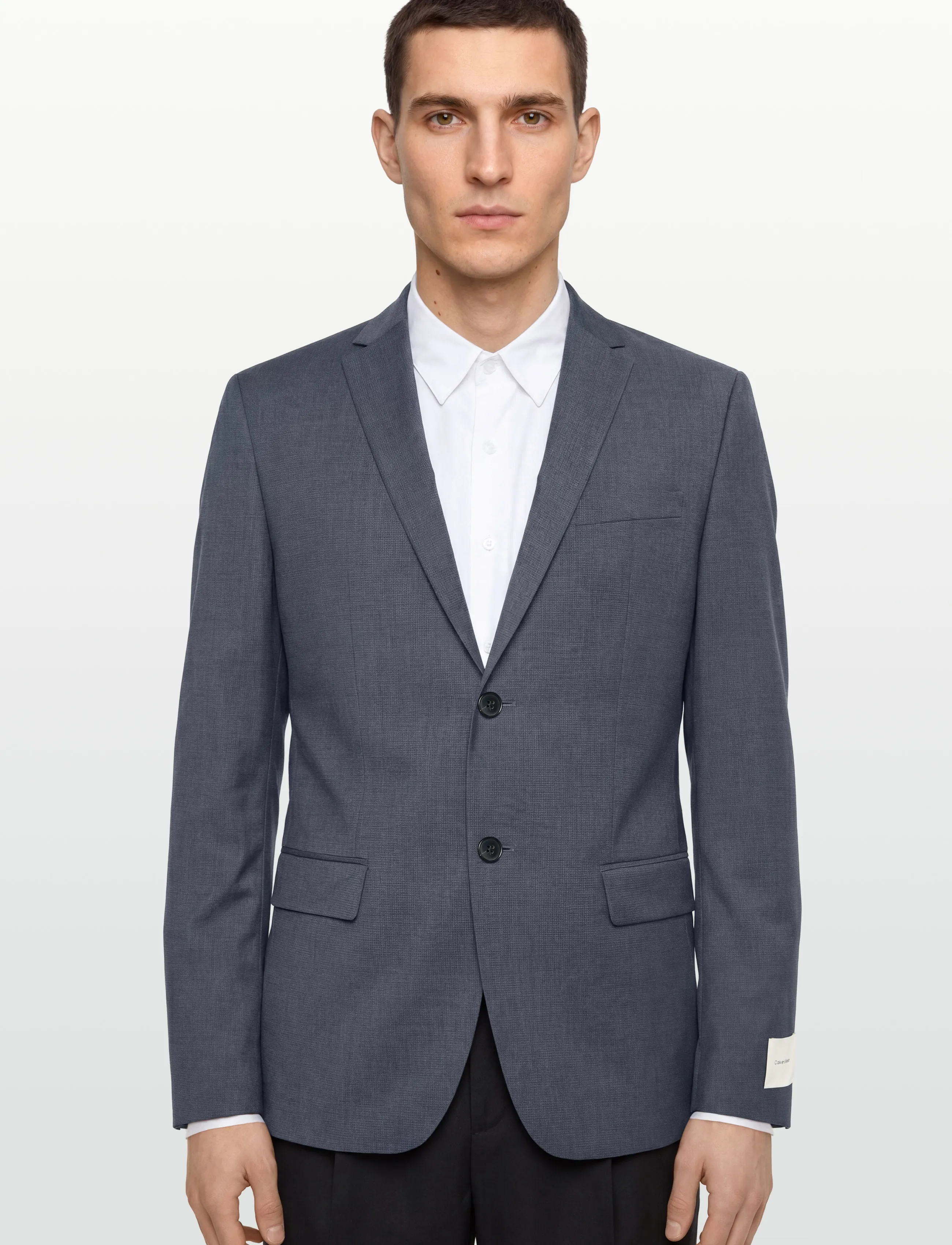 Ls Micro Grid Slim Blazer 2