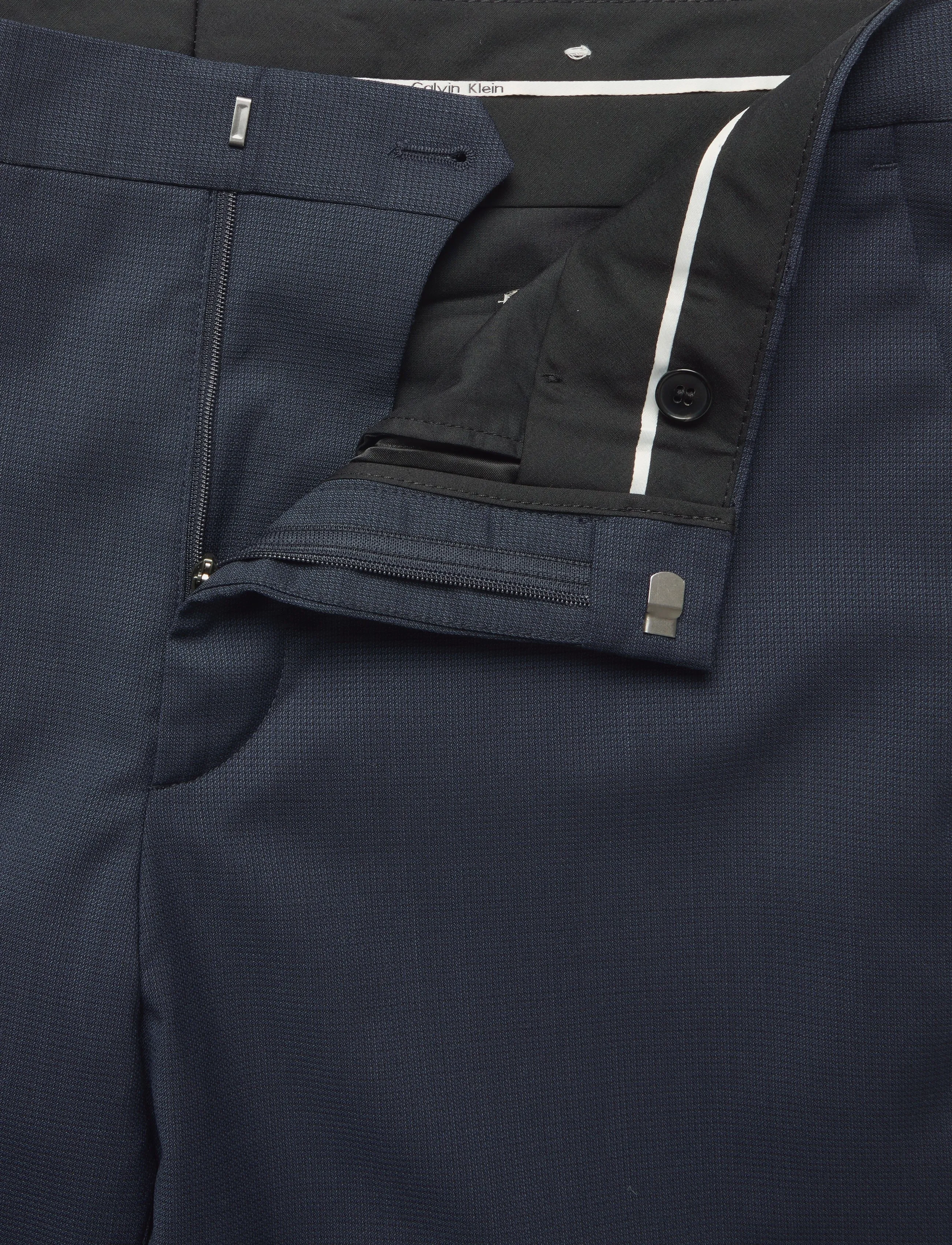 Calvin Klein - MICRO GRID SLIM TROUSER - dark sapphire - 2