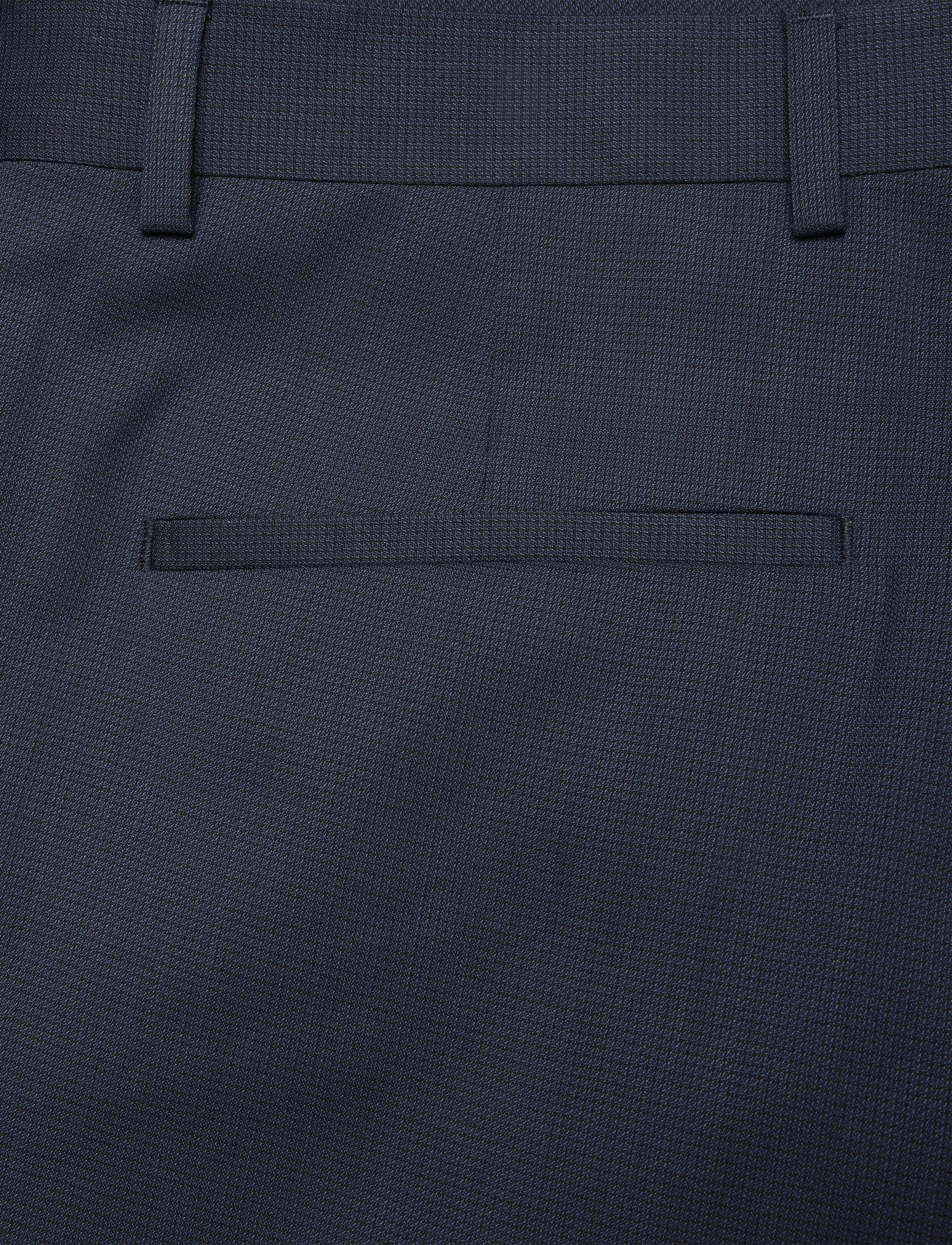 Calvin Klein - MICRO GRID SLIM TROUSER - dark sapphire - 4