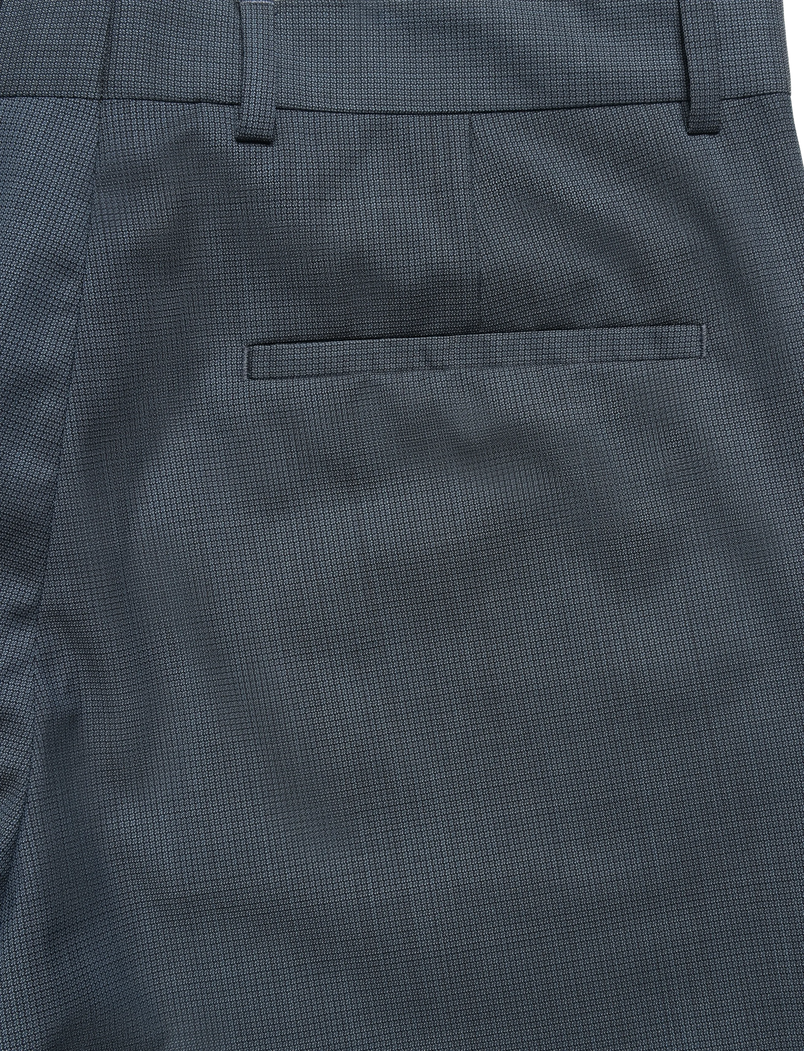 Calvin Klein - MICRO GRID SLIM TROUSER - suit trousers - slate blue - 4