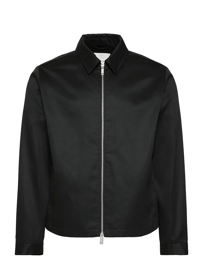 Calvin Klein - LS COTTON WING COLLAR SHIRT JACK - nach anlass kaufen - black - 1