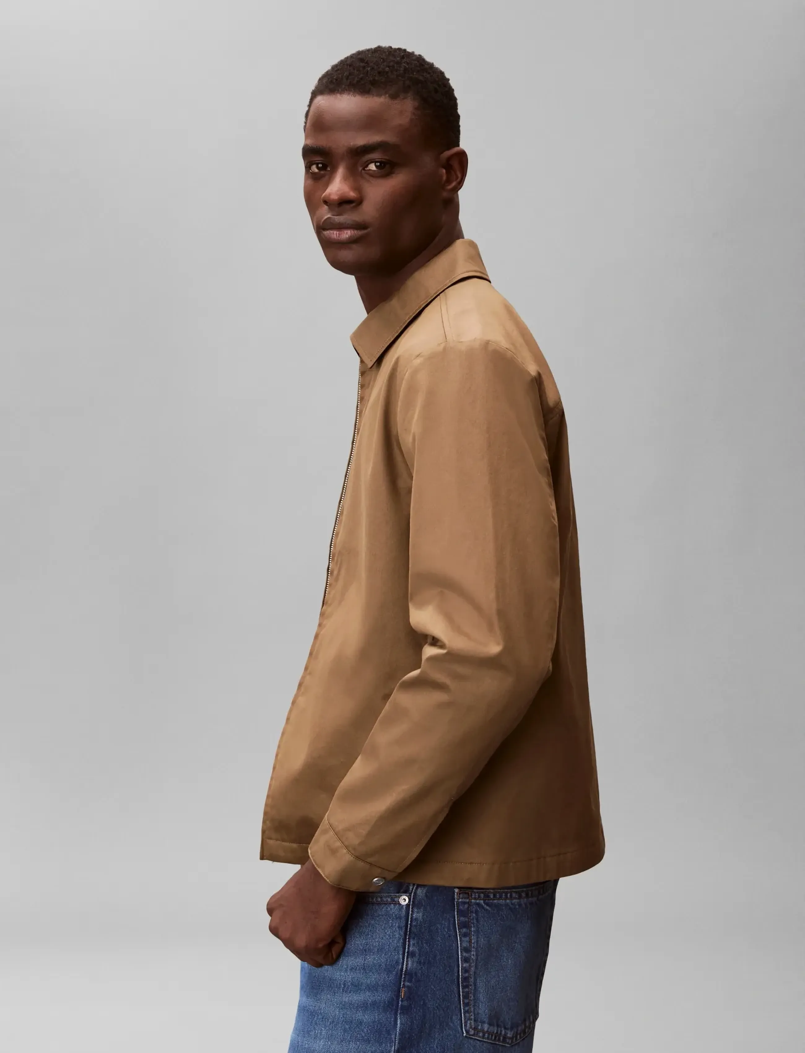 Calvin Klein - LS COTTON WING COLLAR SHIRT JACK - nach anlass kaufen - capers - 4