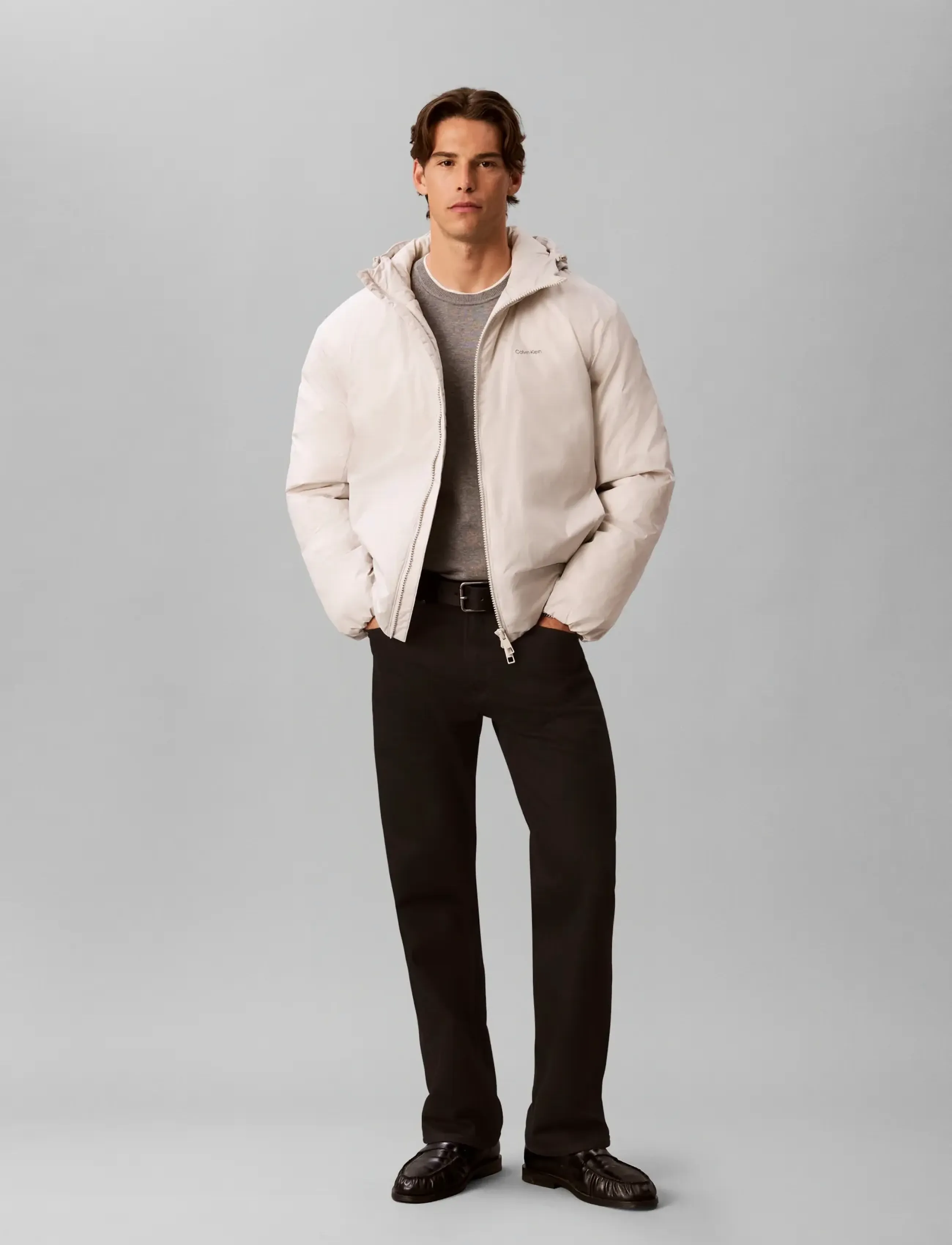 Calvin Klein LS RLXD ULTRA LIGHTWEIGHT RIPSTO - Inspiratsioon - MOONSTRUCK / beige
