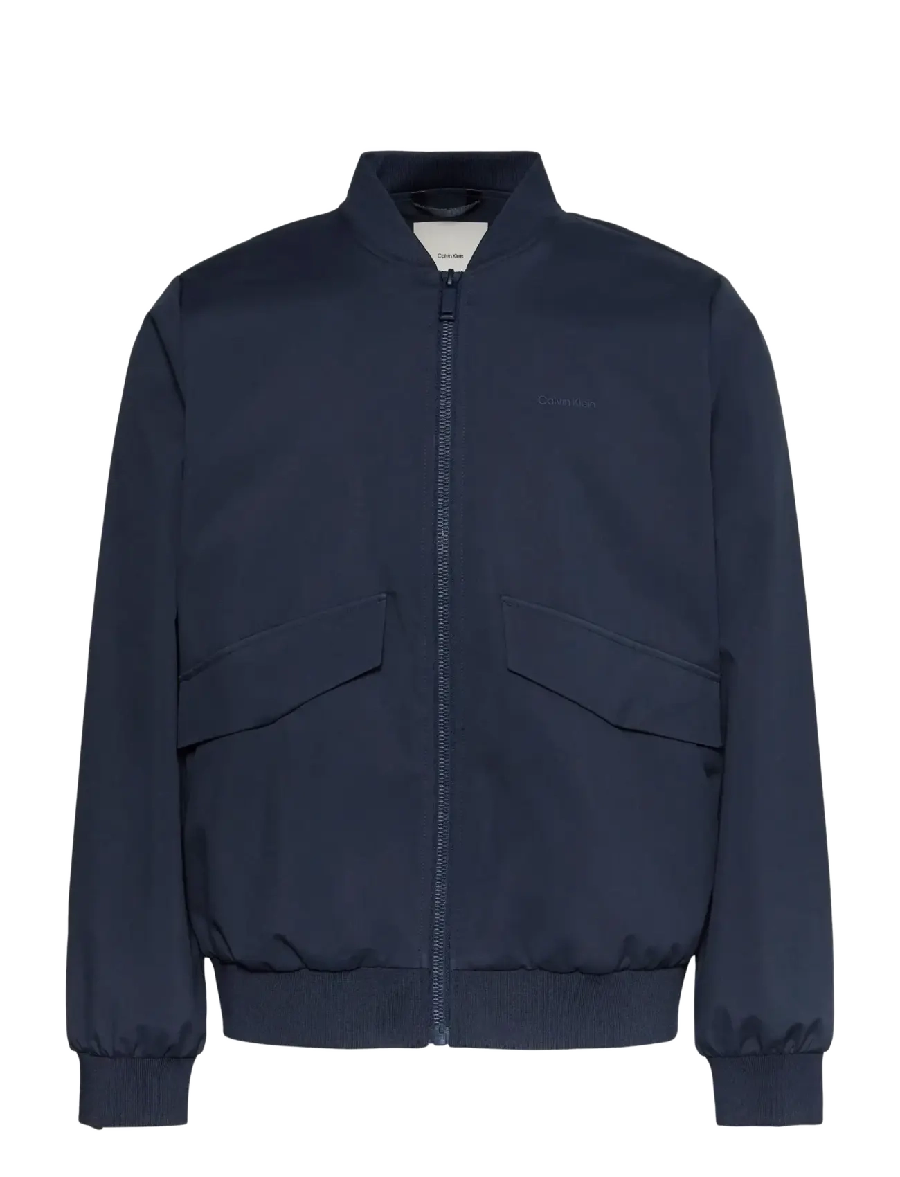 Calvin Klein LS SOFT TECH BOMBER JACKET - Calvin Klein - DARK SAPPHIRE / navy