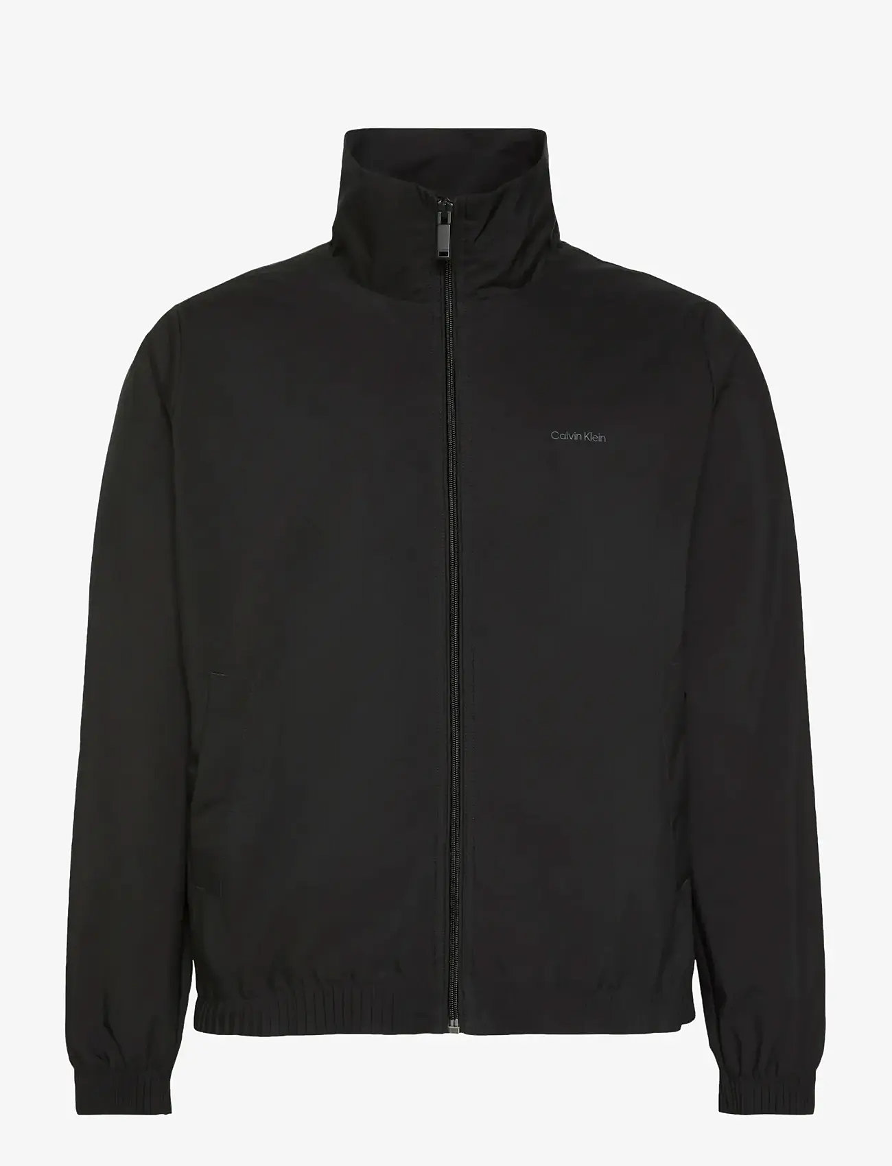 Calvin Klein - LS NYLON STAND COLLAR WINDBREAKE - kevadjoped - black - 1