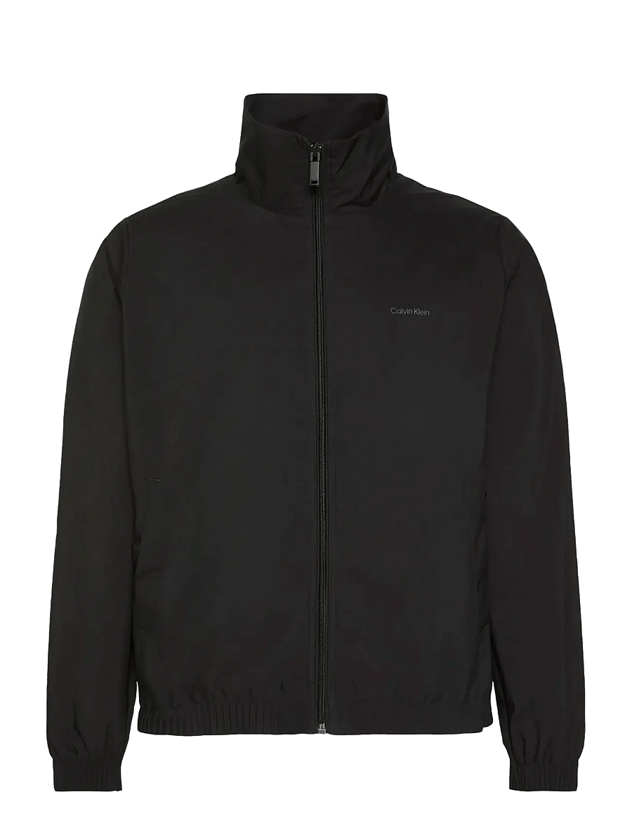Calvin Klein - LS NYLON STAND COLLAR WINDBREAKE - sügisjoped - black - 1