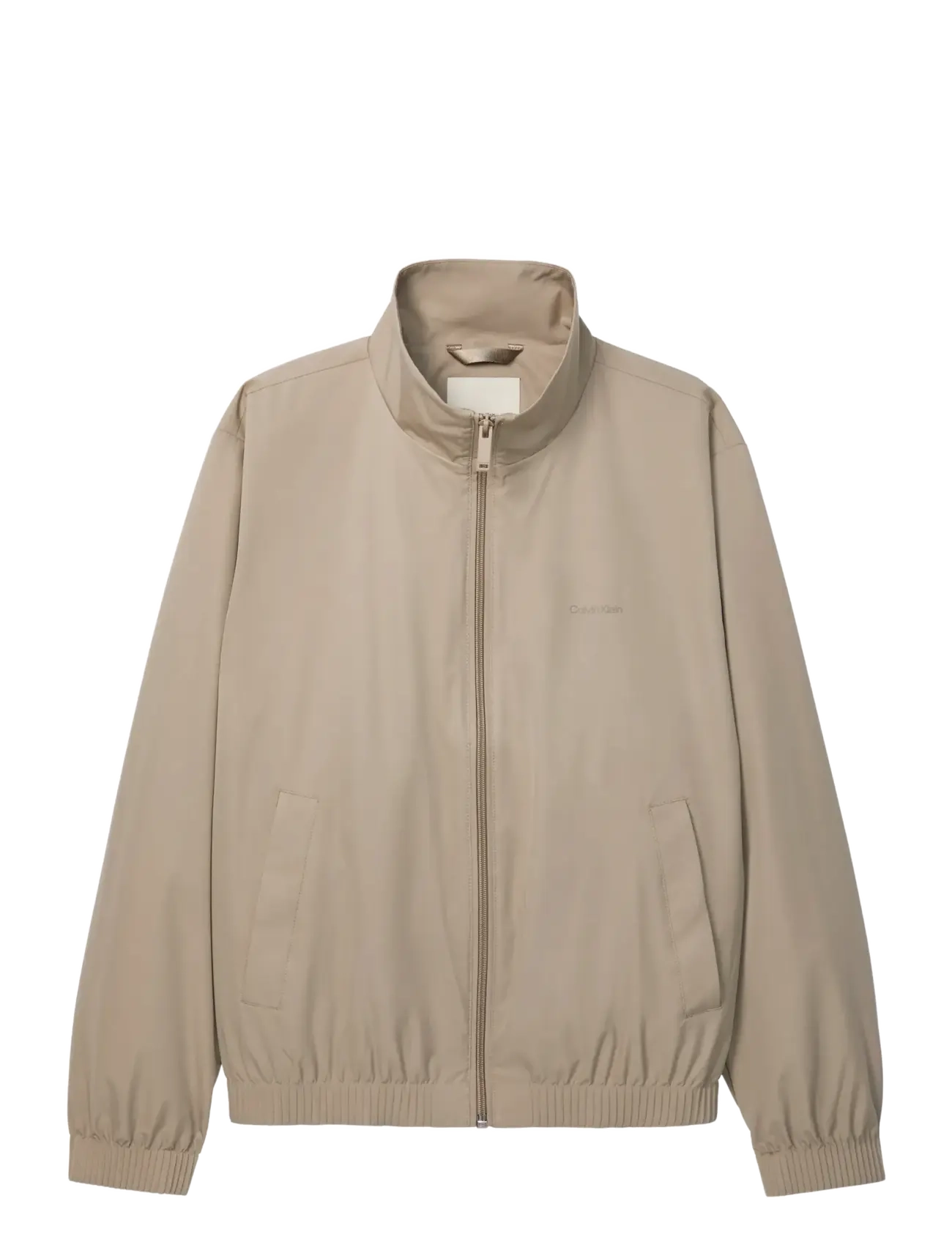CALVIN KLEIN Ls Nylon Stand Collar Windbreake Beige - XXL - Herren