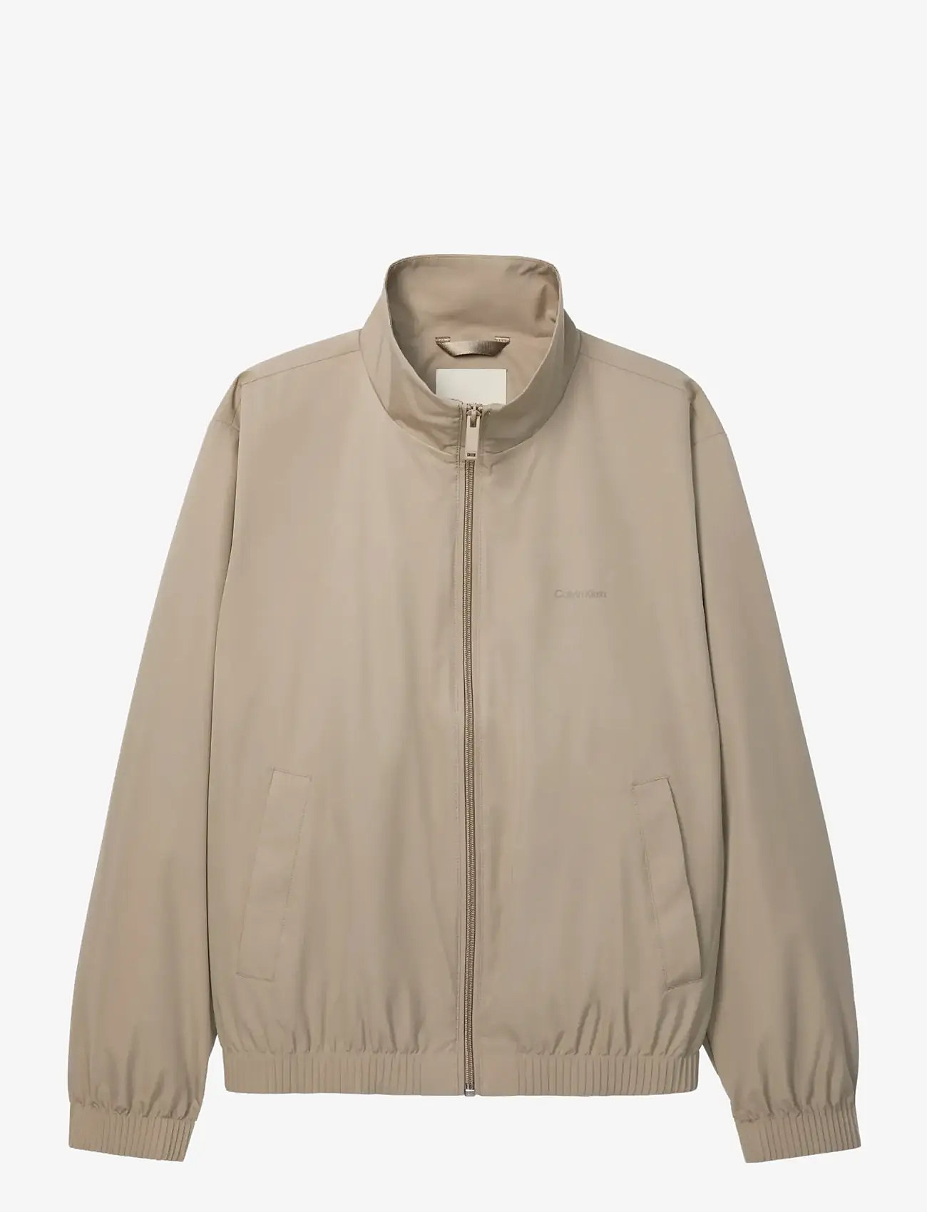 Calvin Klein - LS NYLON STAND COLLAR WINDBREAKE - forårsjakker - vintage khaki - 1