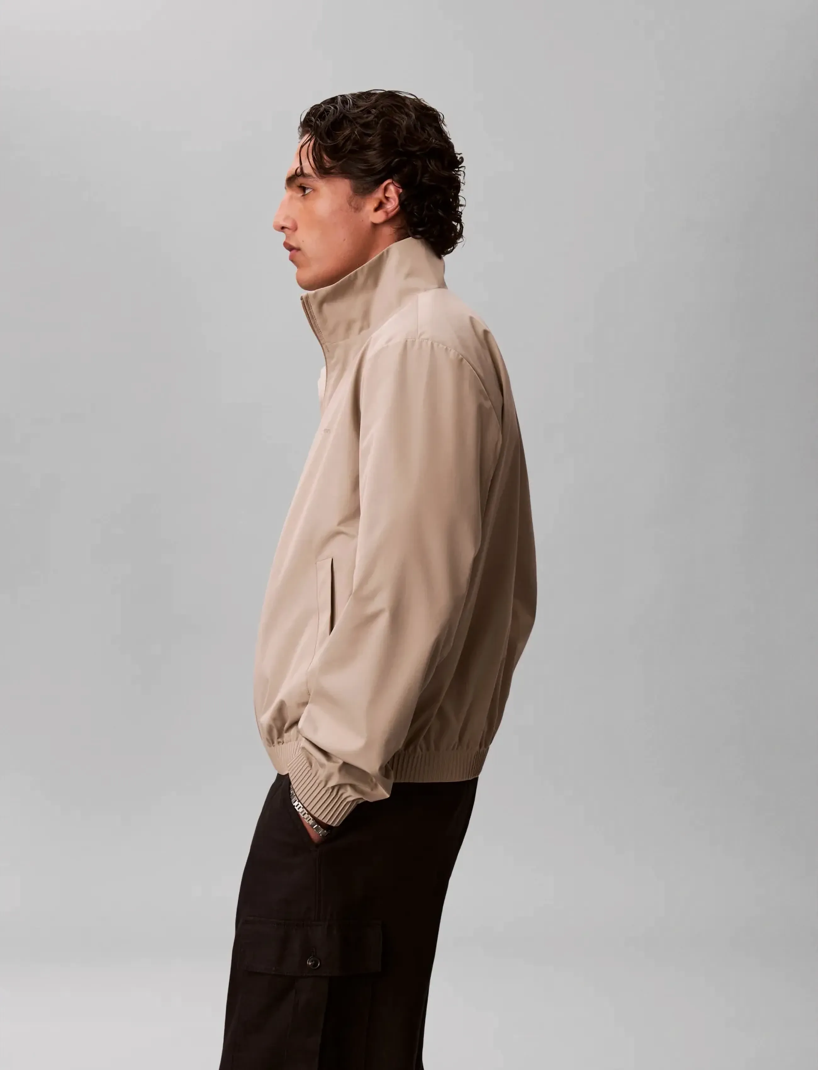 Ls Nylon Stand Collar Windbreake 4