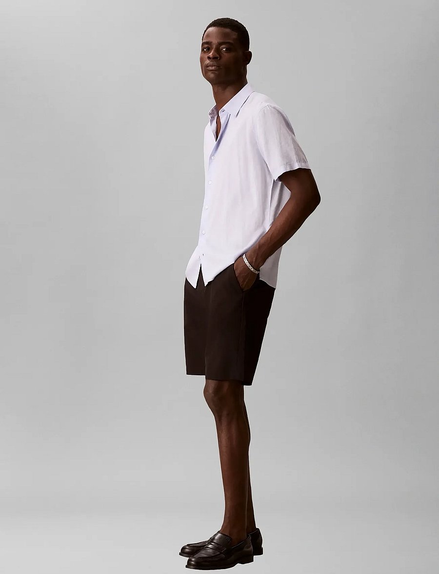 Calvin Klein - 9" STR TECH DOBBY HALF ELASTIC S - casual shorts - black - 5