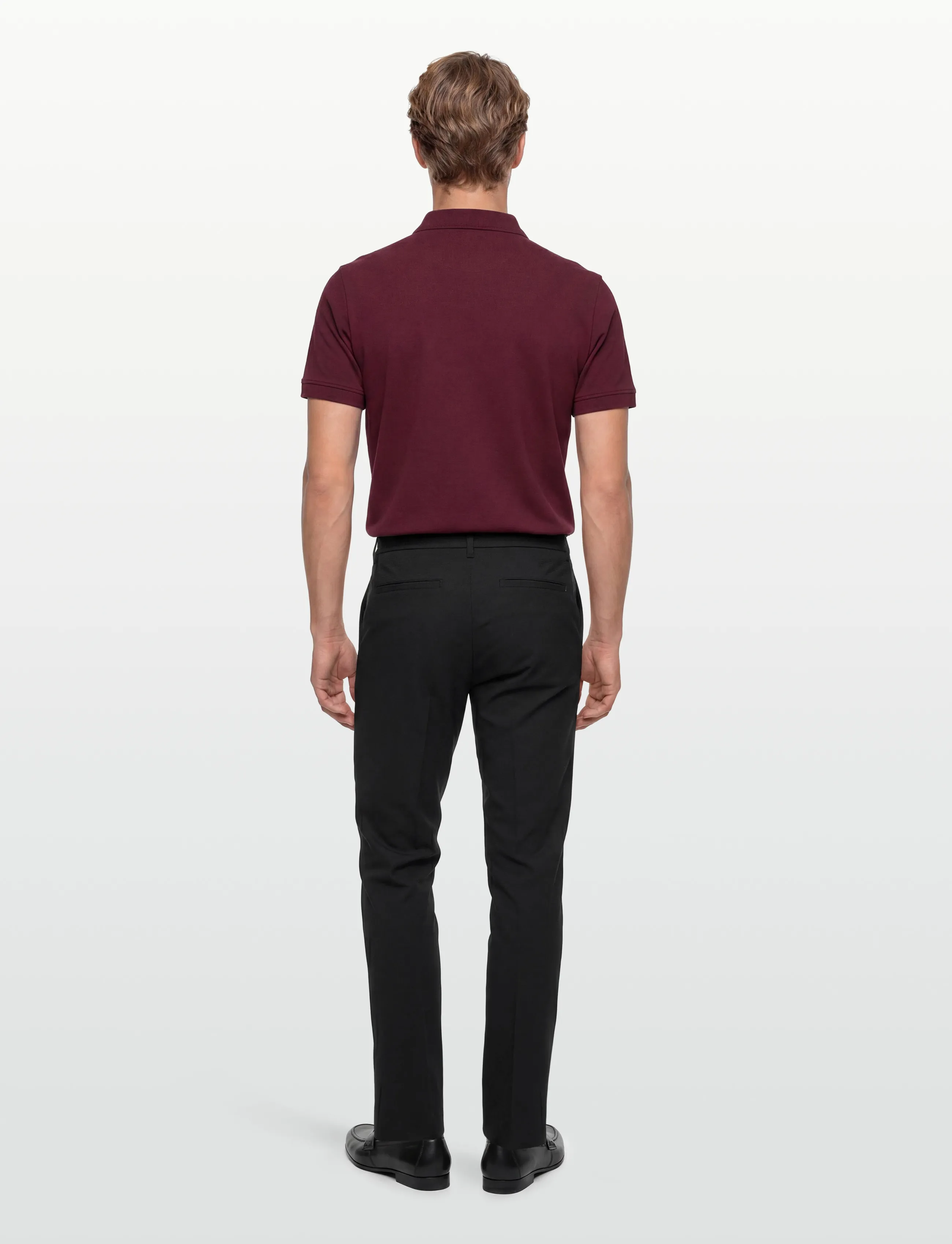 Calvin Klein - STRAIGHT SEERSUCKER HALF ELASTIC - vabaajapüksid - black - 4