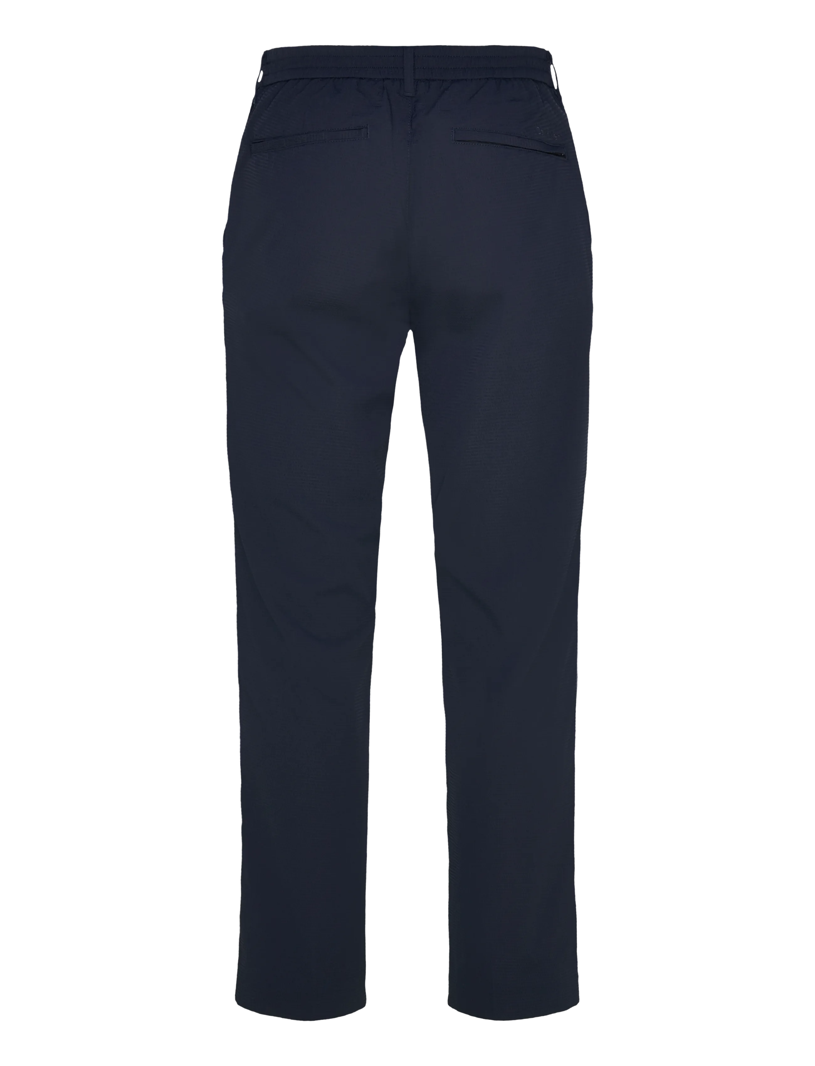 Calvin Klein - STRAIGHT SEERSUCKER HALF ELASTIC - casual bukser - dark sapphire - 1
