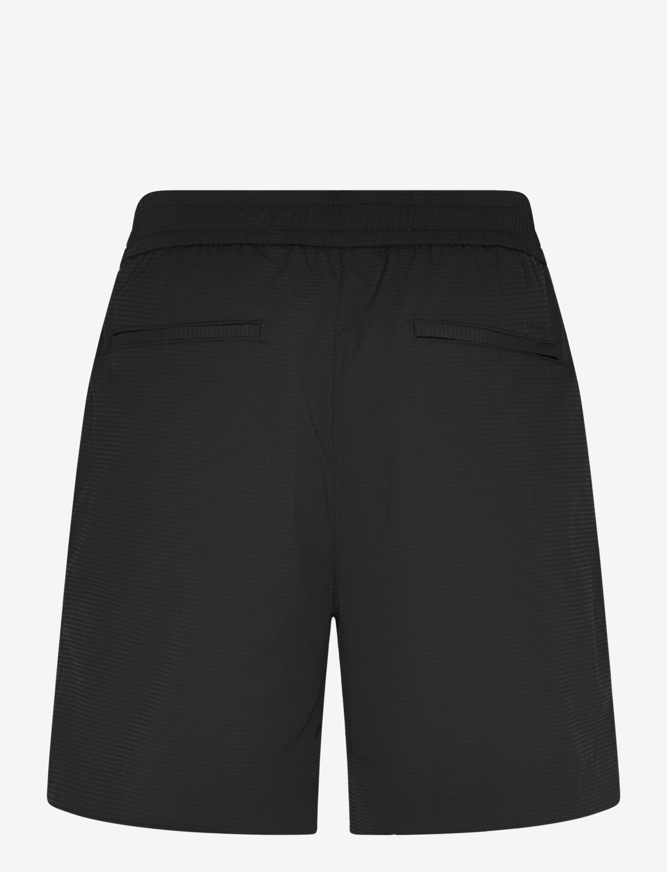 Calvin Klein - STRAIGHT SEERSUCKER ELASTIC 7" S - casual shorts - black - 1