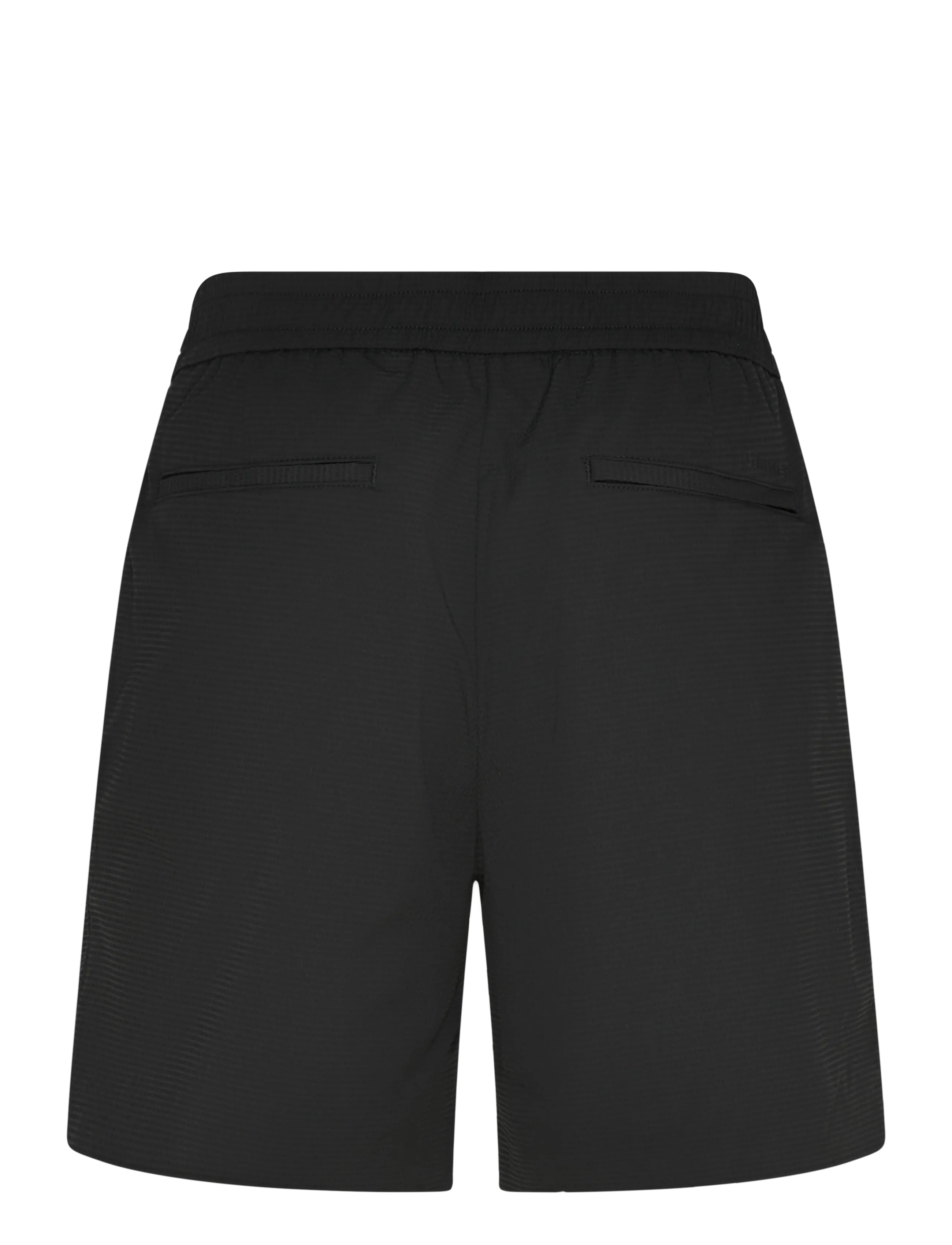 Calvin Klein - STRAIGHT SEERSUCKER ELASTIC 7" S - lühikesed vabaajapüksid - black - 1