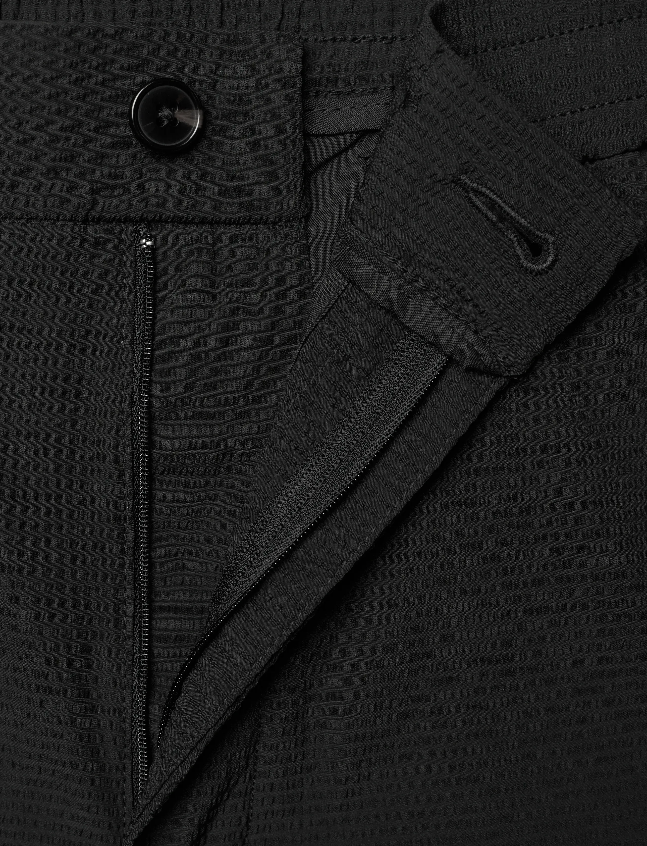 Calvin Klein - STRAIGHT SEERSUCKER ELASTIC 7" S - lühikesed vabaajapüksid - black - 3