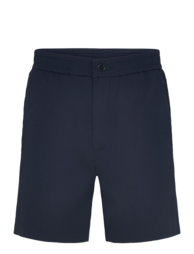 Calvin Klein - STRAIGHT SEERSUCKER ELASTIC 7" S - casual shorts - dark sapphire - 0