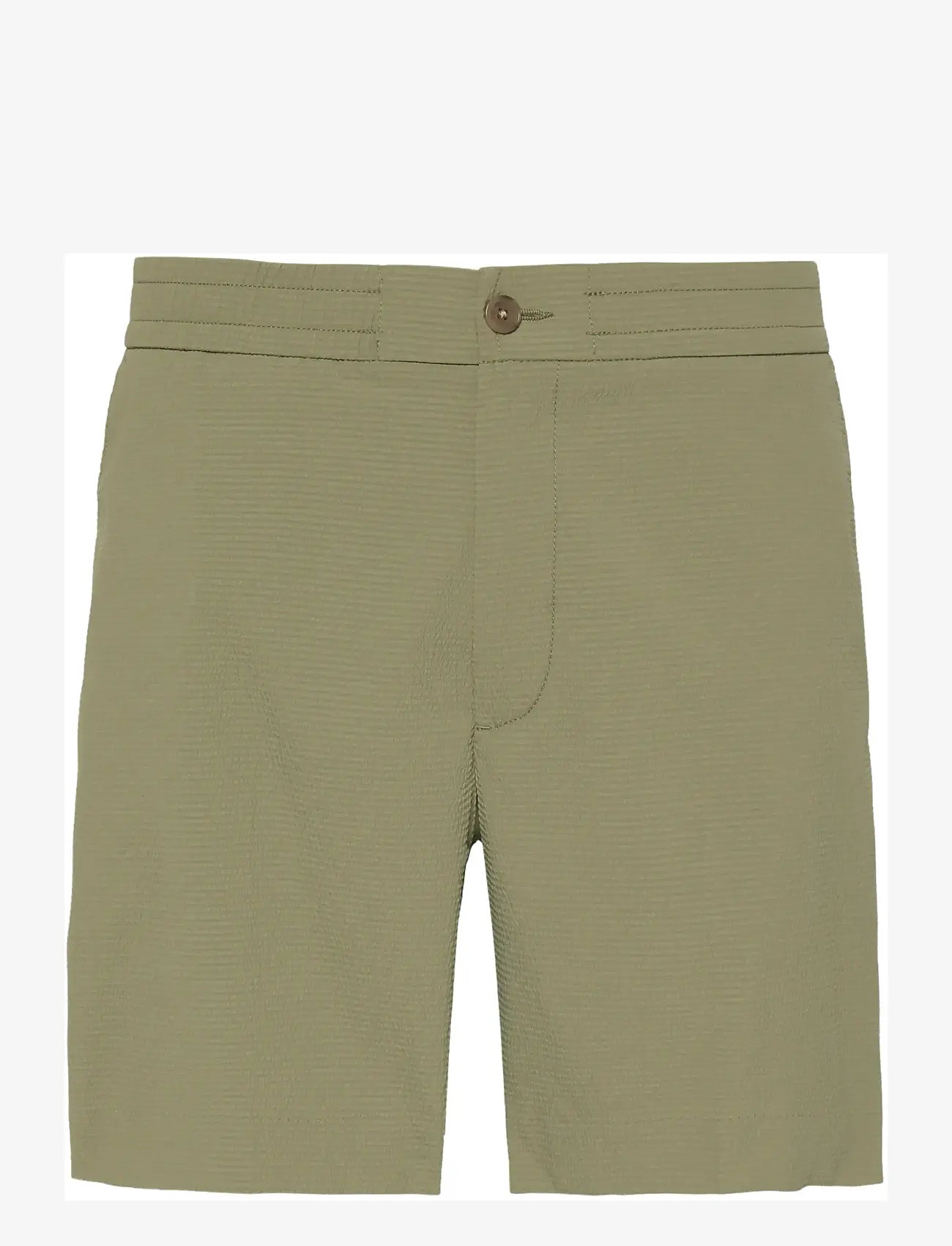 Calvin Klein - STRAIGHT SEERSUCKER ELASTIC 7" S - casual shorts - deep lichen green - 2