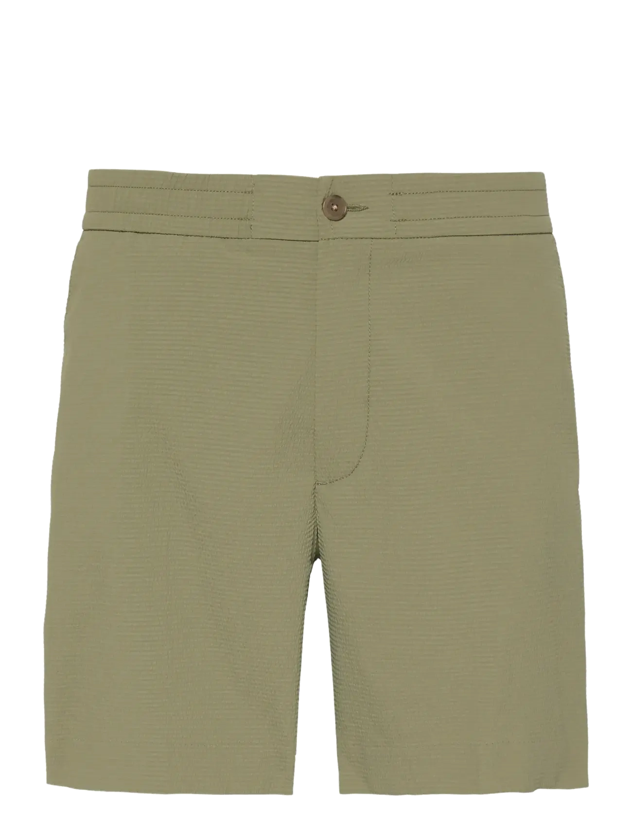 Calvin Klein - STRAIGHT SEERSUCKER ELASTIC 7" S - lühikesed vabaajapüksid - deep lichen green - 2