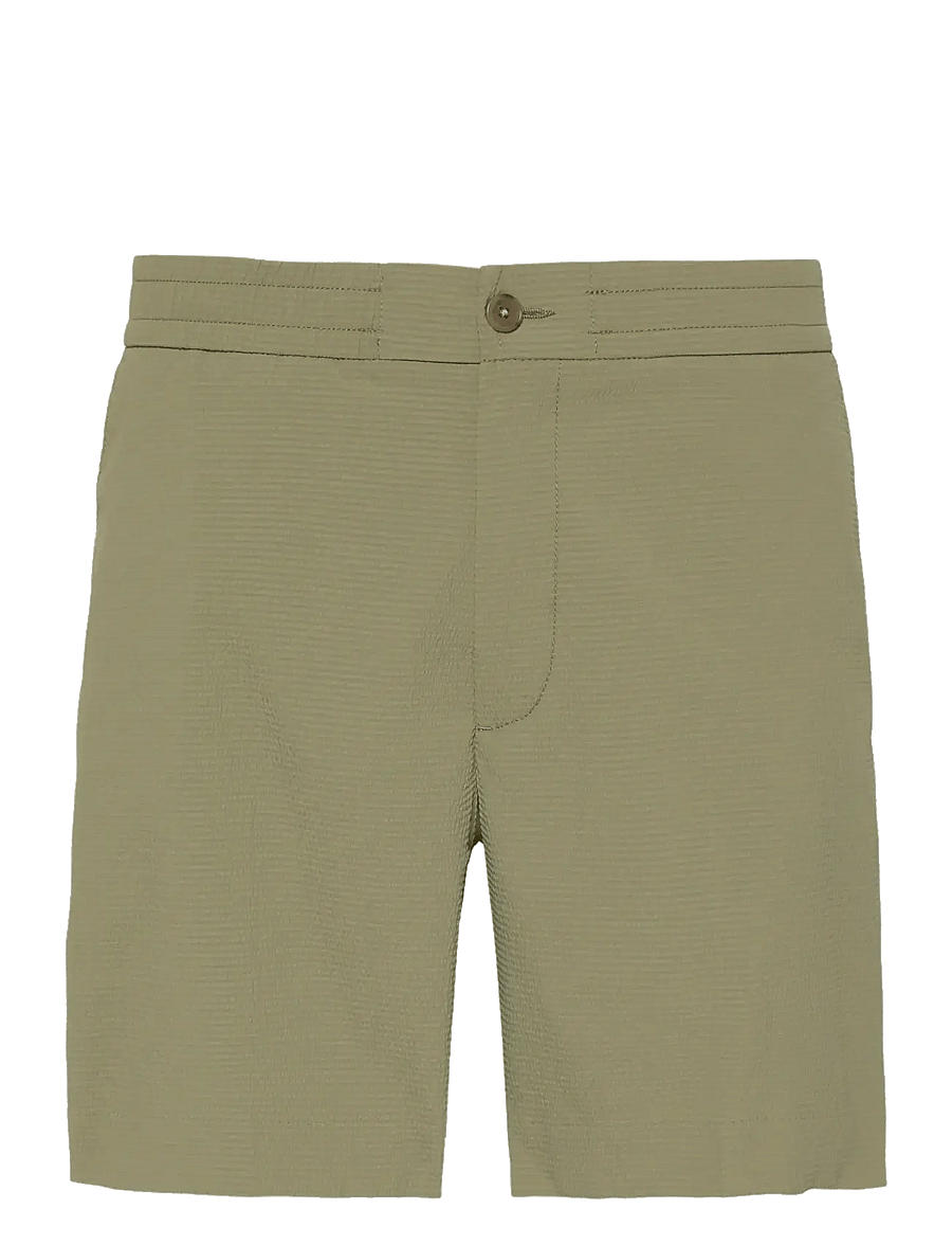 Calvin Klein - STRAIGHT SEERSUCKER ELASTIC 7" S - casual shorts - deep lichen green - 2