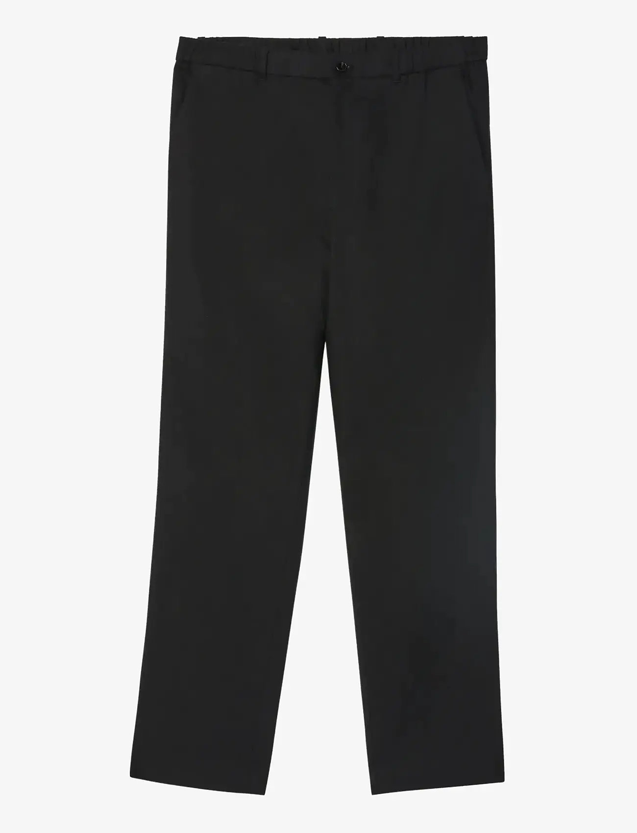 Calvin Klein - TAPERED LINEN LYOCELL PANT - lininės kelnės - black - 1