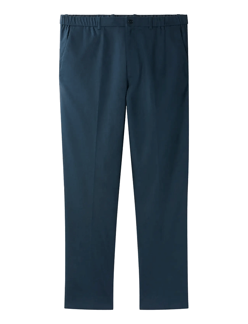 Calvin Klein - TAPERED LINEN LYOCELL PANT - lininės kelnės - navy stone - 1