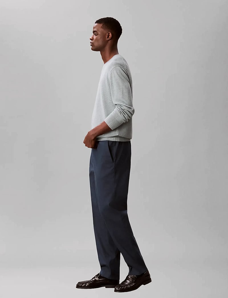 Calvin Klein - TAPERED LINEN LYOCELL PANT - lininės kelnės - navy stone - 4