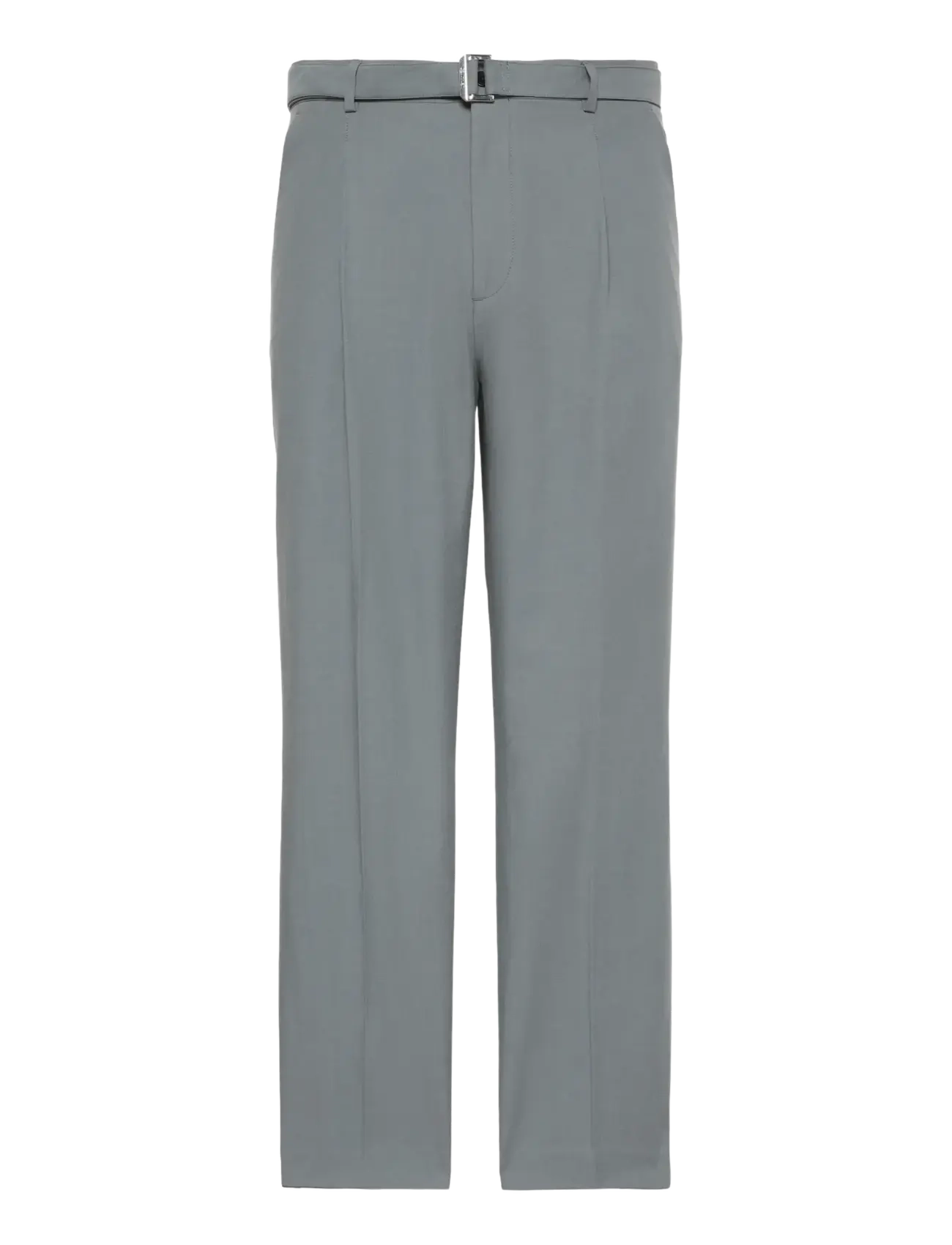 Calvin Klein STRAIGHT LYOCELL BELTED PLTD TRO - Calvin Klein - TURBULENCE / grey