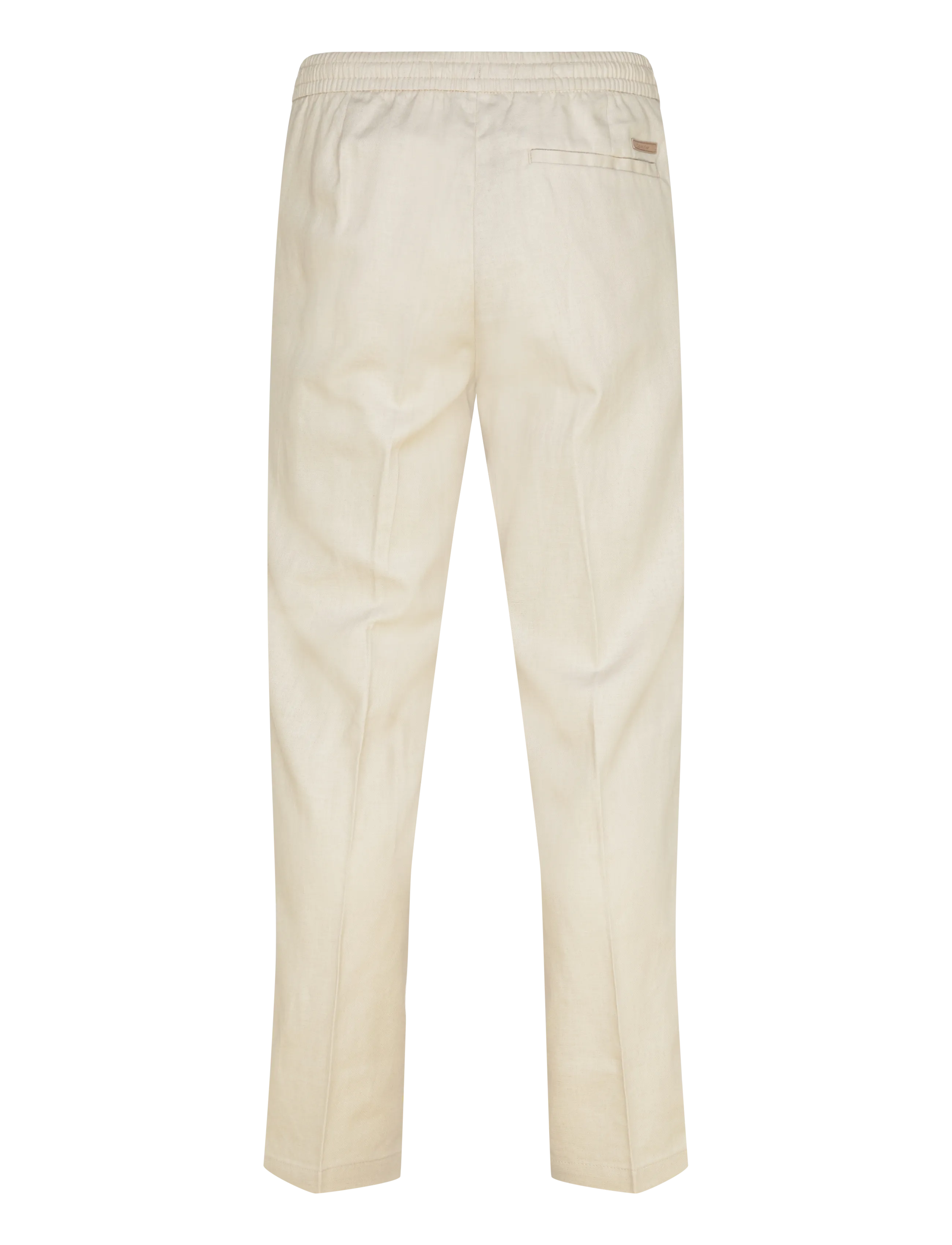 Calvin Klein - STRAIGHT LINEN PULL ON PANT - linased püksid - oatmeal - 1