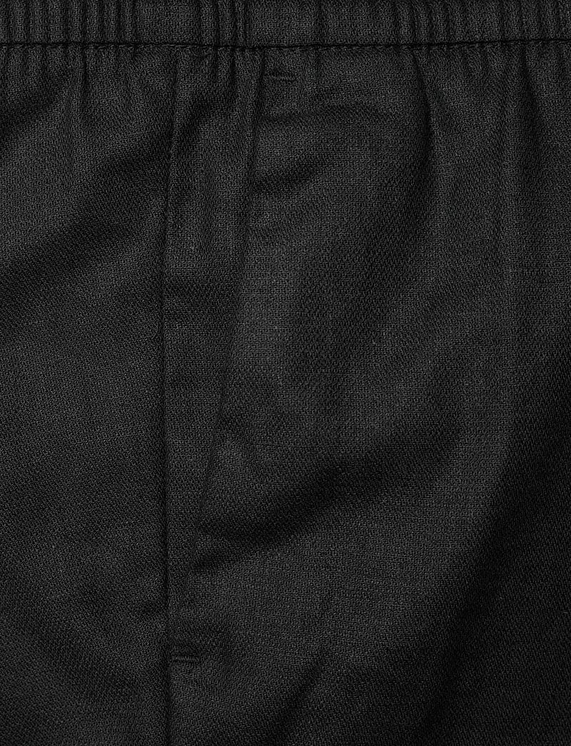 Calvin Klein - STRAIGHT LINEN 7" PULL ON SHORT - linased lühikesed püksid - black - 2