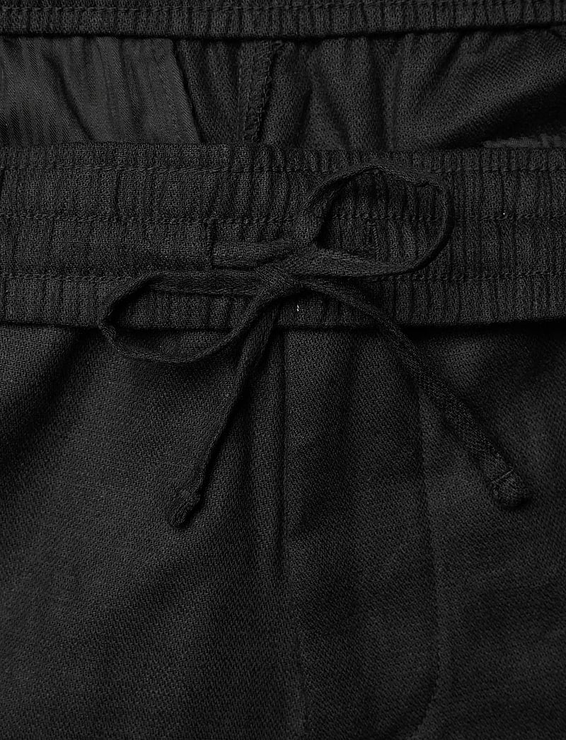 Calvin Klein - STRAIGHT LINEN 7" PULL ON SHORT - linased lühikesed püksid - black - 3