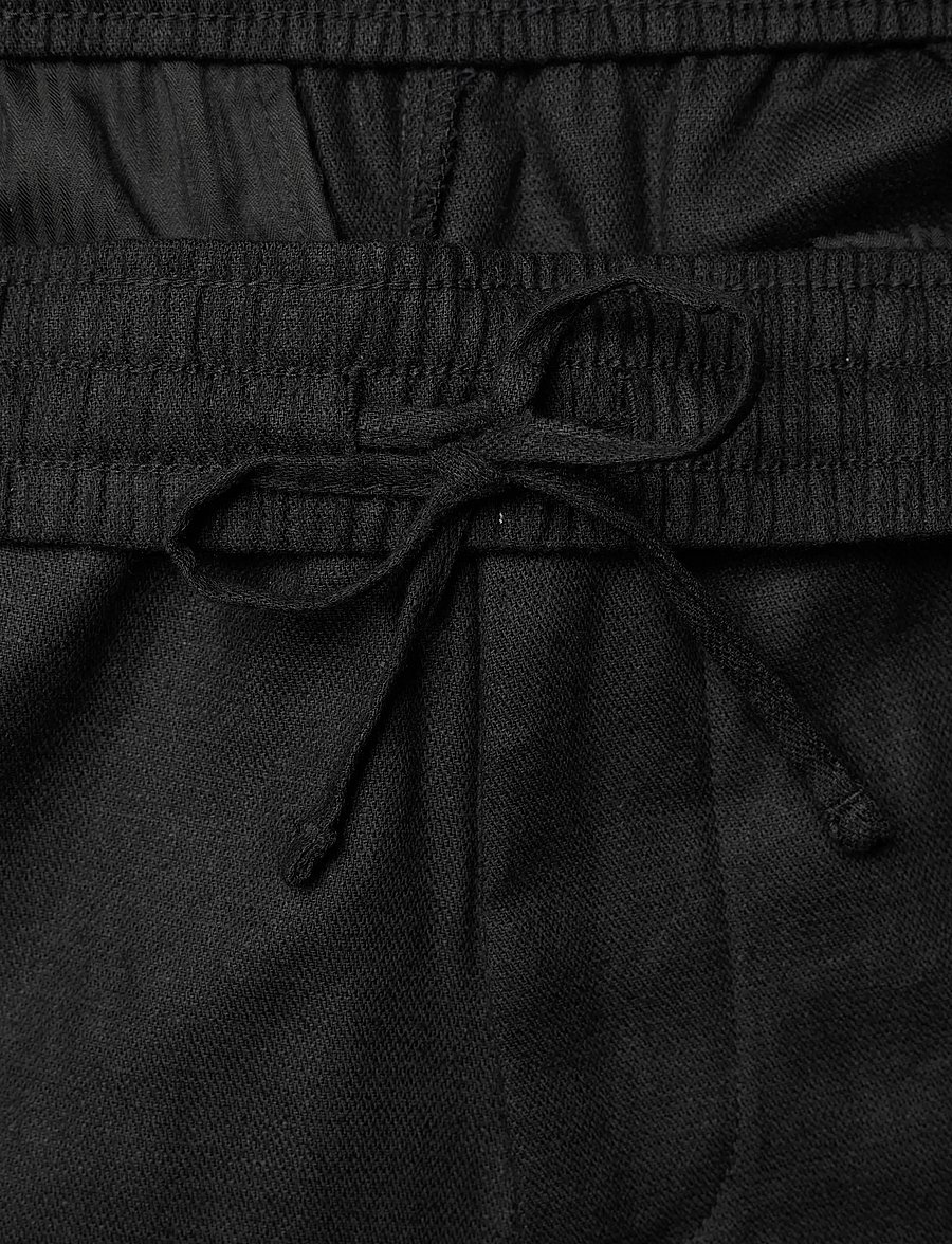 Calvin Klein - STRAIGHT LINEN 7" PULL ON SHORT - linased lühikesed püksid - black - 3