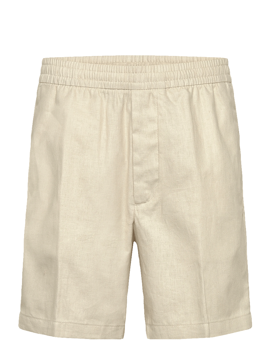 Calvin Klein - STRAIGHT LINEN 7" PULL ON SHORT - shoppa efter tillfälle - oatmeal - 0