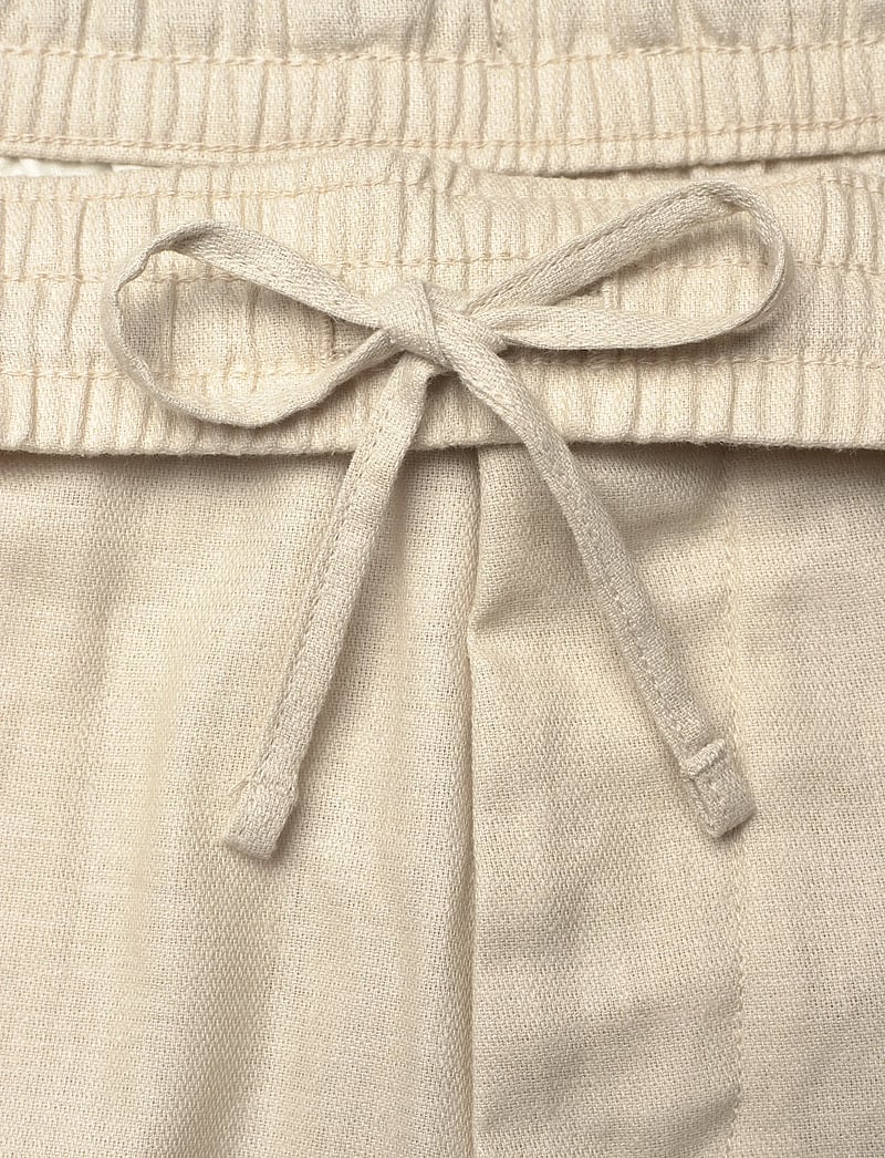 Calvin Klein - STRAIGHT LINEN 7" PULL ON SHORT - hørshorts - oatmeal - 3