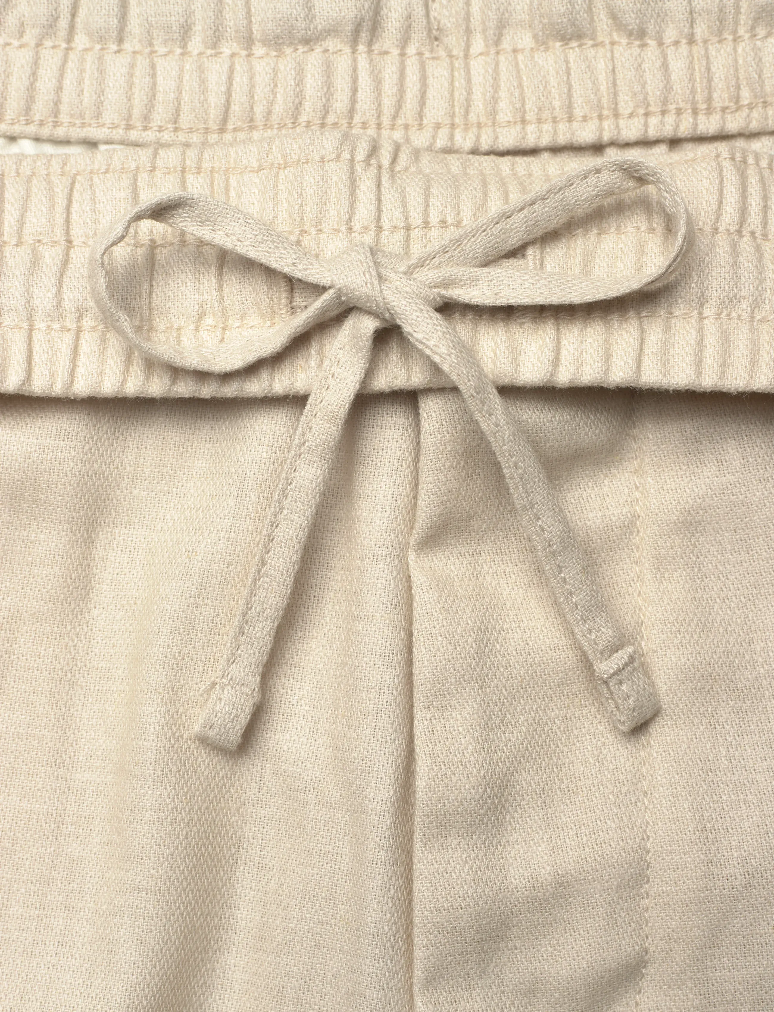 Calvin Klein - STRAIGHT LINEN 7" PULL ON SHORT - shoppa efter tillfälle - oatmeal - 3