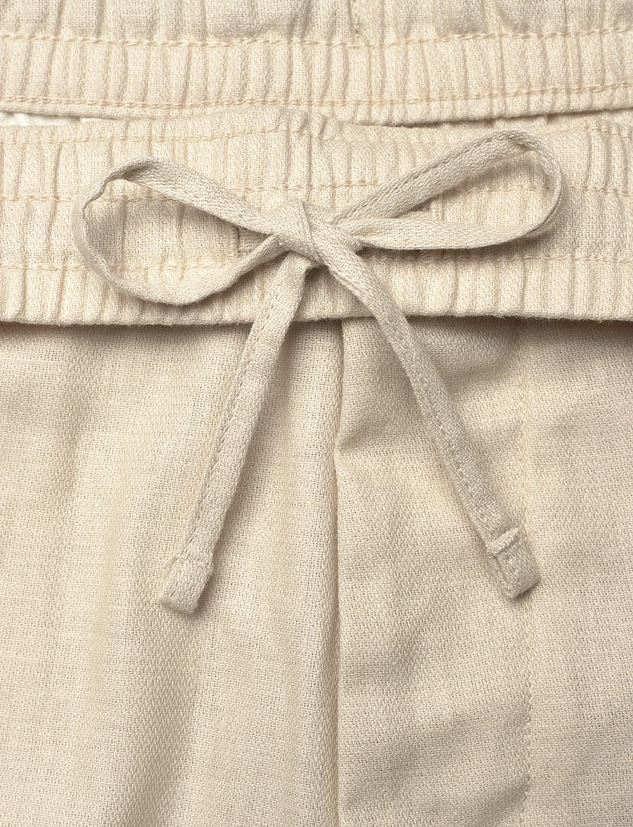 Calvin Klein - STRAIGHT LINEN 7" PULL ON SHORT - shoppa efter tillfälle - oatmeal - 3